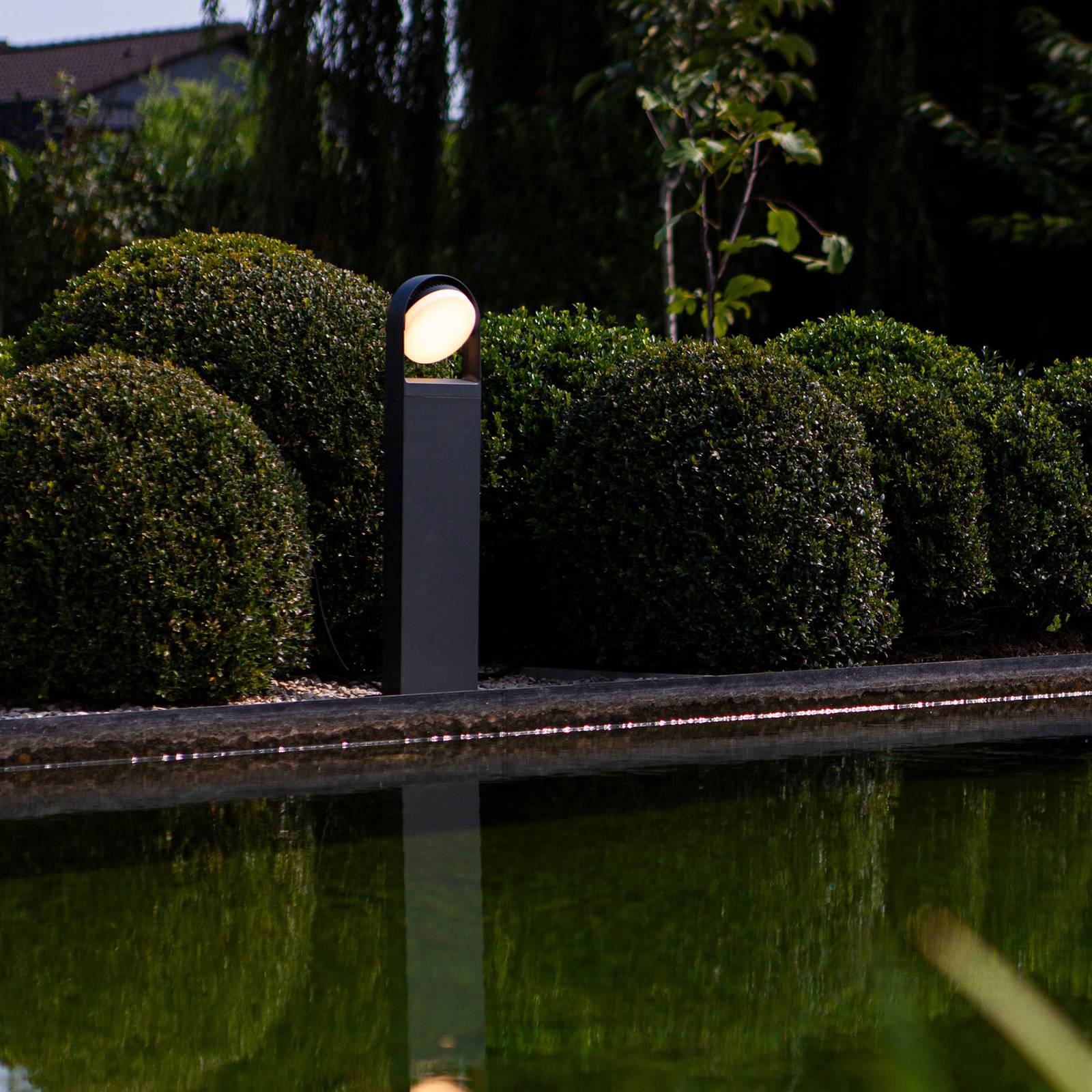LED-pylväsvalaisin Fele, antrasiitti, käännettävä