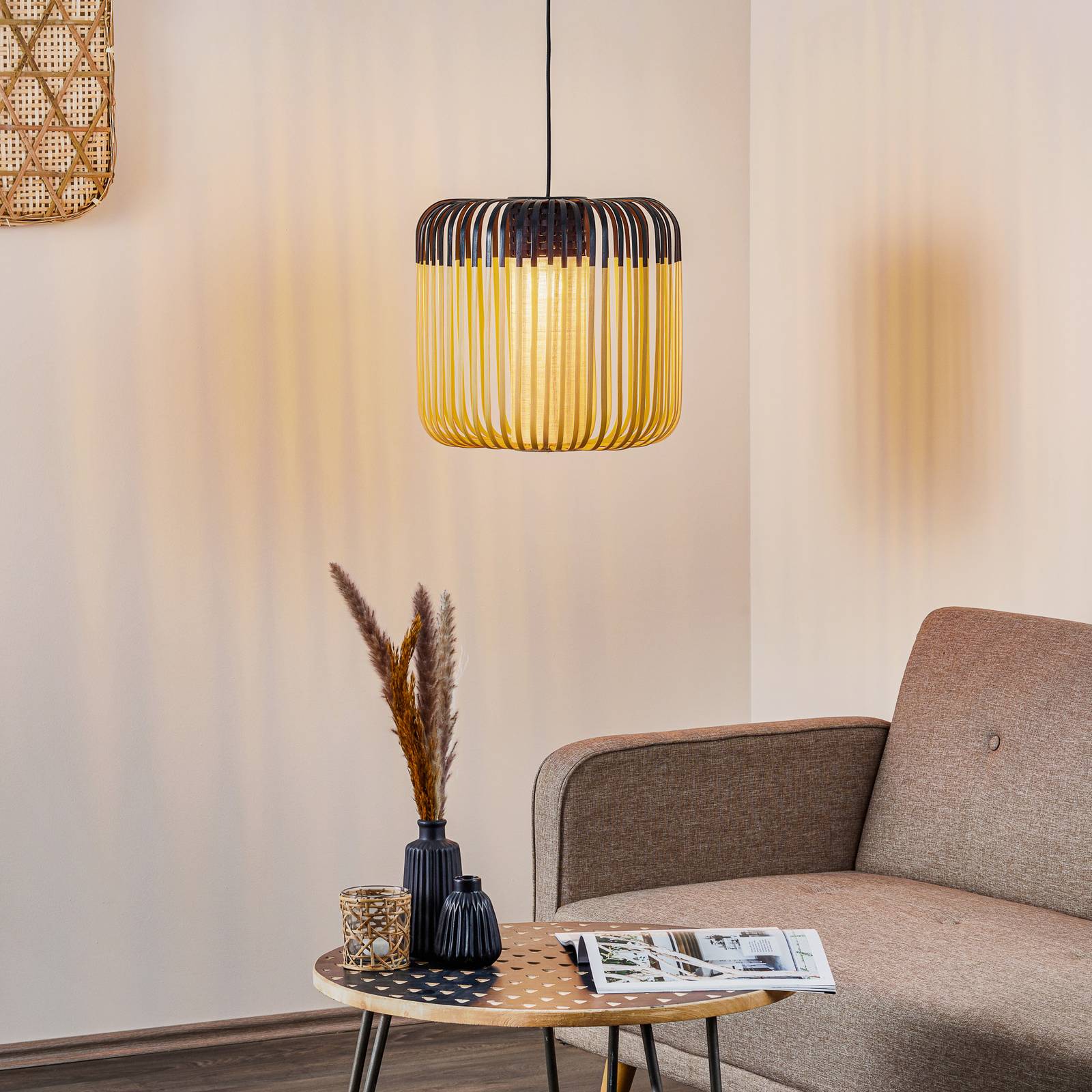 Forestier Bamboo Light M -riippuvalo 45 cm musta