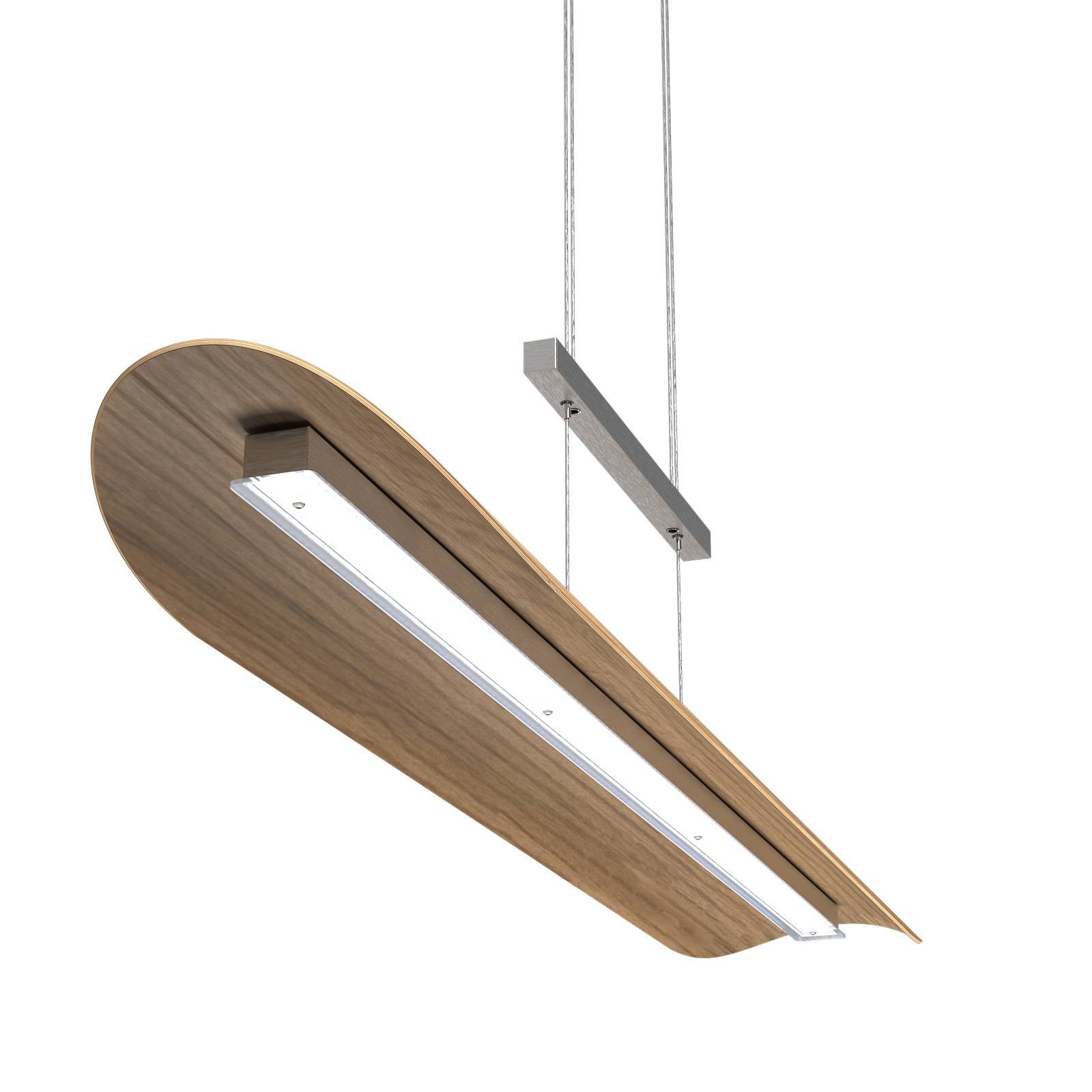 LED-riippuvalaisin Colombia XL, tammi natur