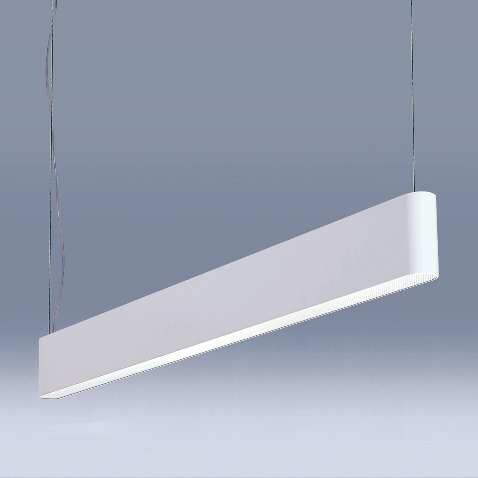 Valkoinen LED-riippuvalaisin Caleo-P4 - 89 cm 48 W