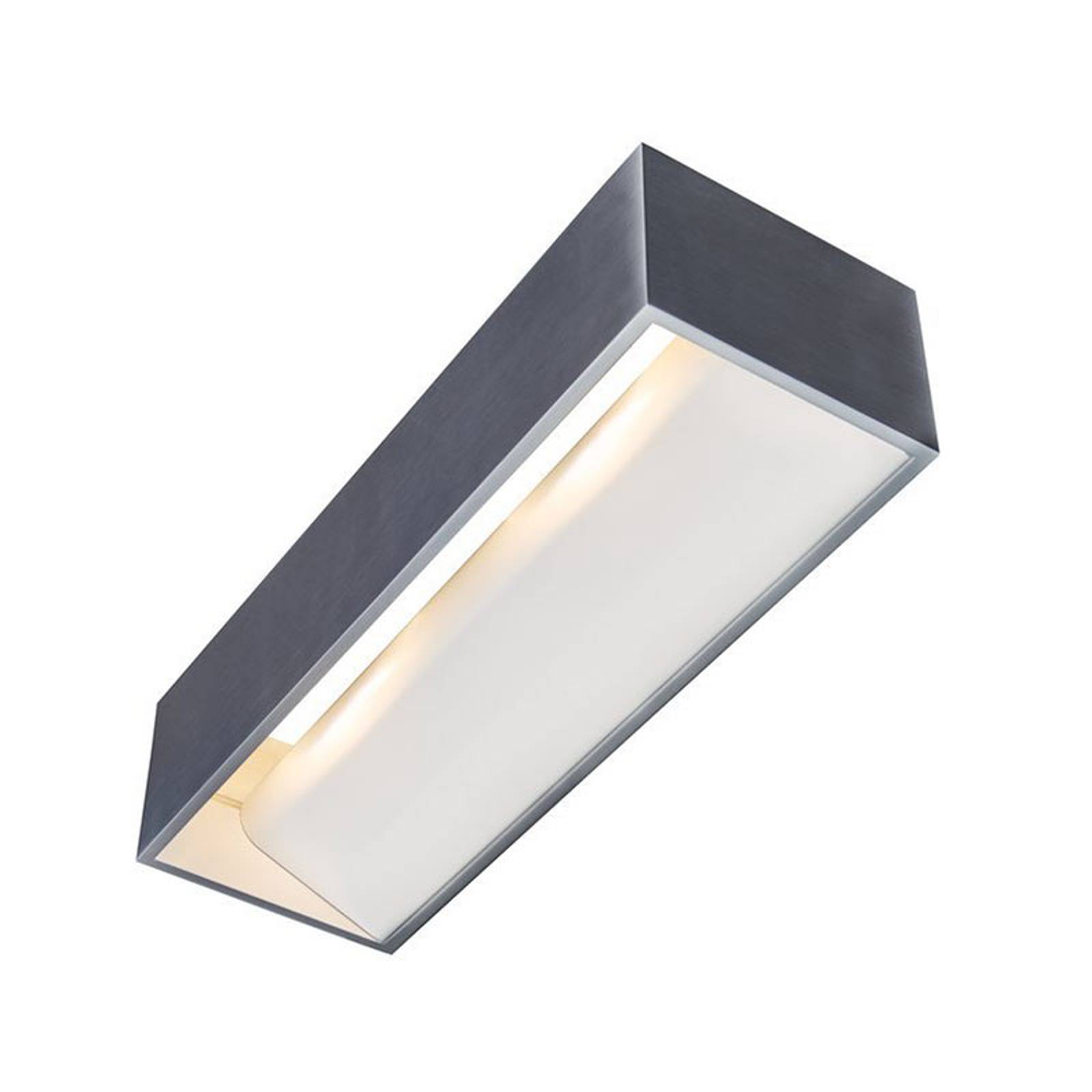 SLV Logs In -LED-seinävalaisin 30 cm alumiini