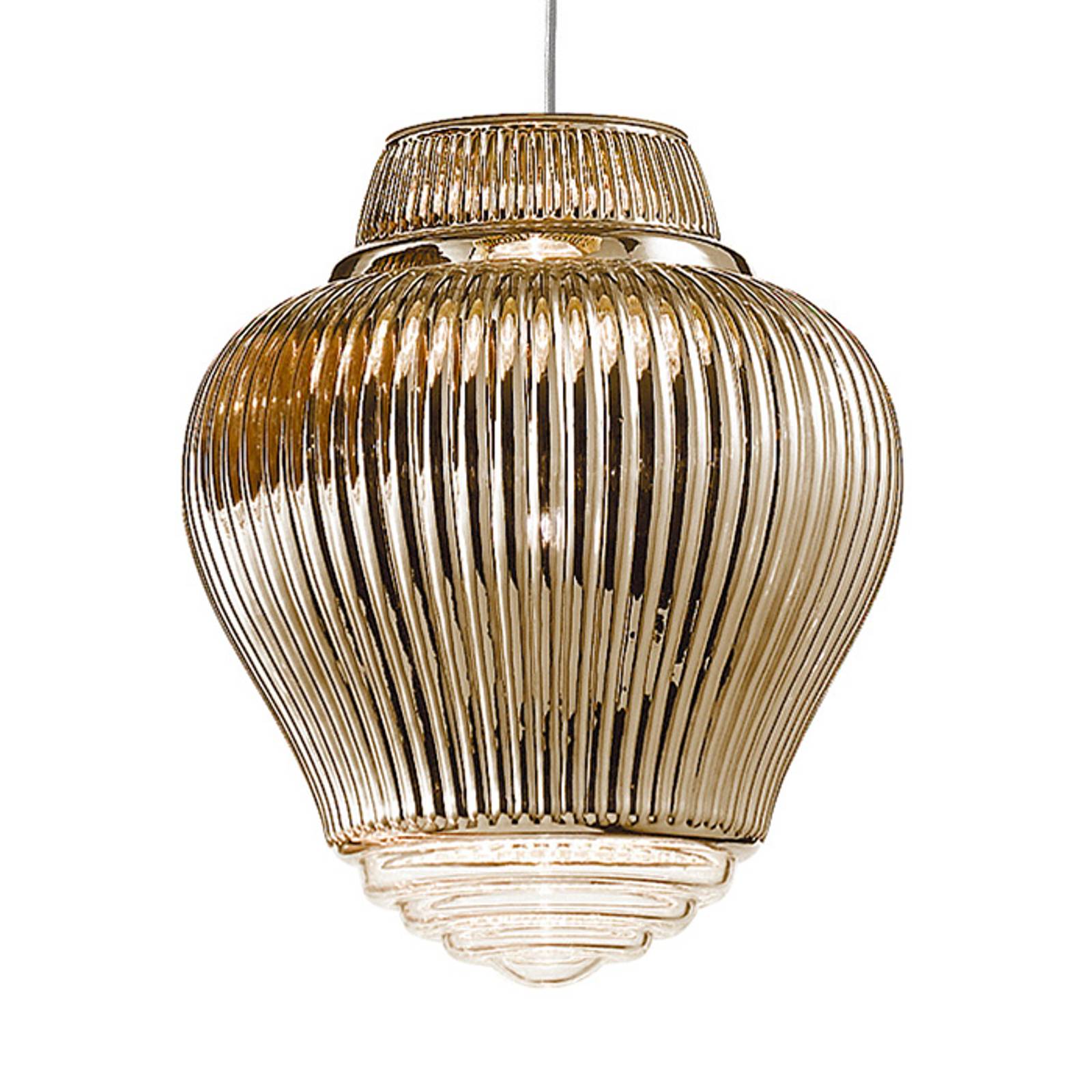 Riippuvalaisin Clyde 130 cm vanhakulta metallic