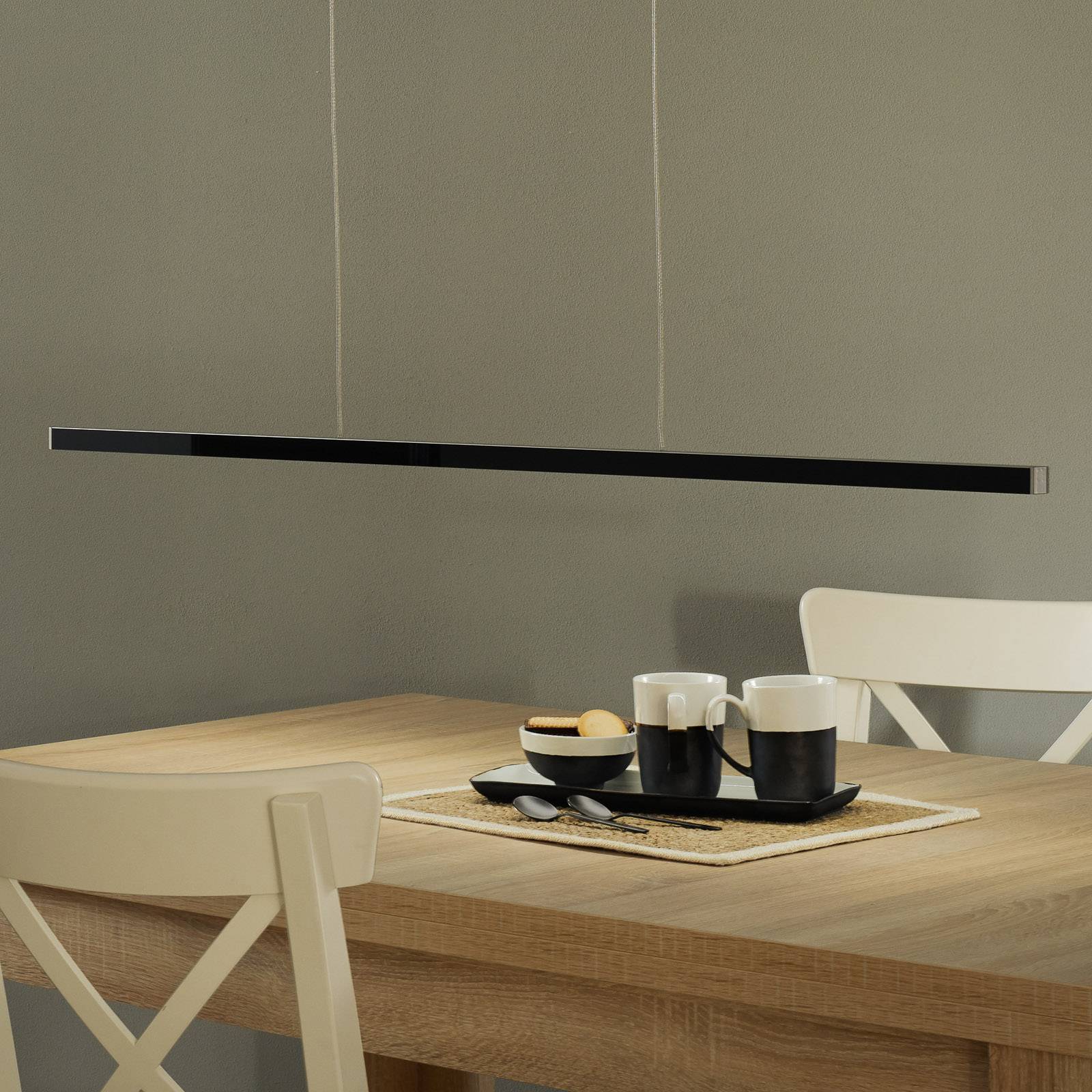 Kauko-ohjattava LED-riippuvalo Orix musta 120cm
