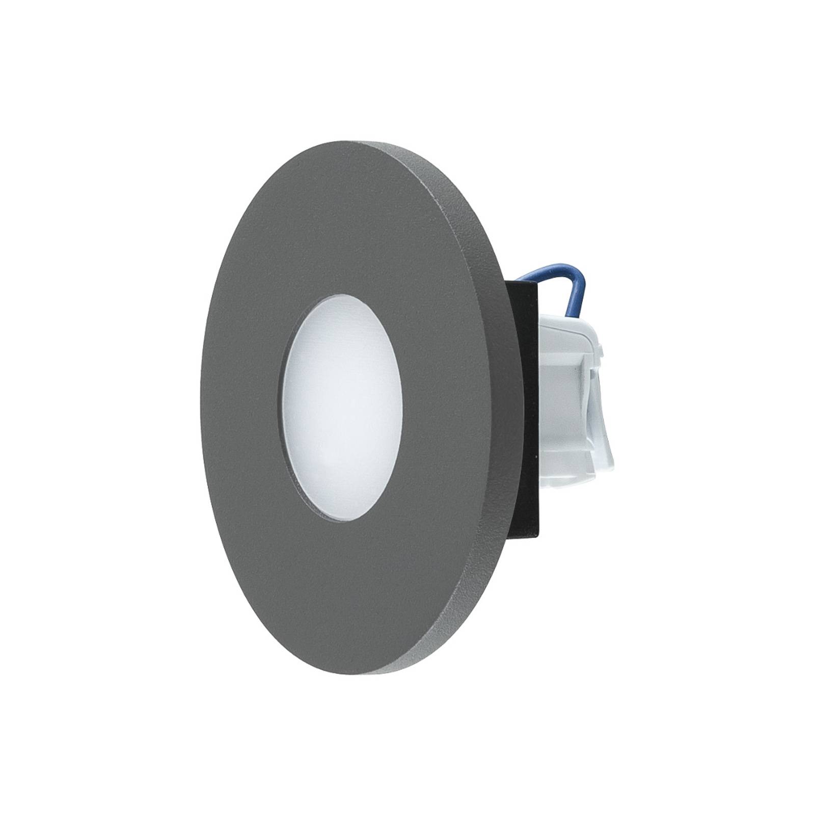 EVN LR230 -LED-seinäuppovalaisin, antrasiitti