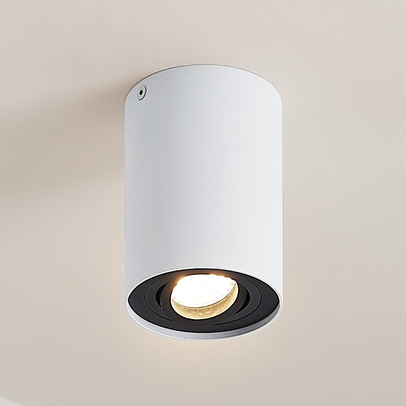 Arcchio Hermalina -kattovalaisin, pyöreä, 1-lamp.
