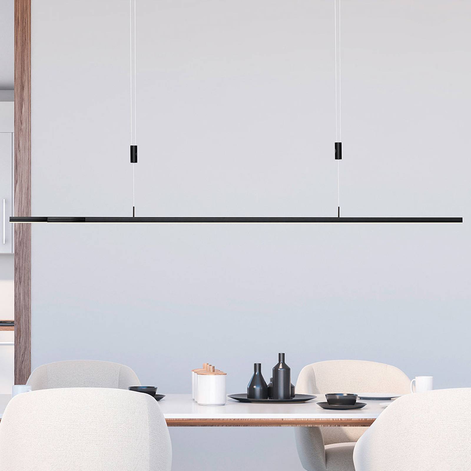 BANKAMP L-lightLINE LED SensorDim down antrasiitti