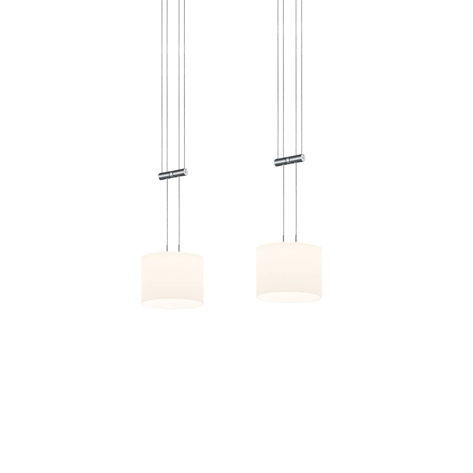 BANKAMP Grazia riippuvalaisin ZigBee 2-lamp nikk.