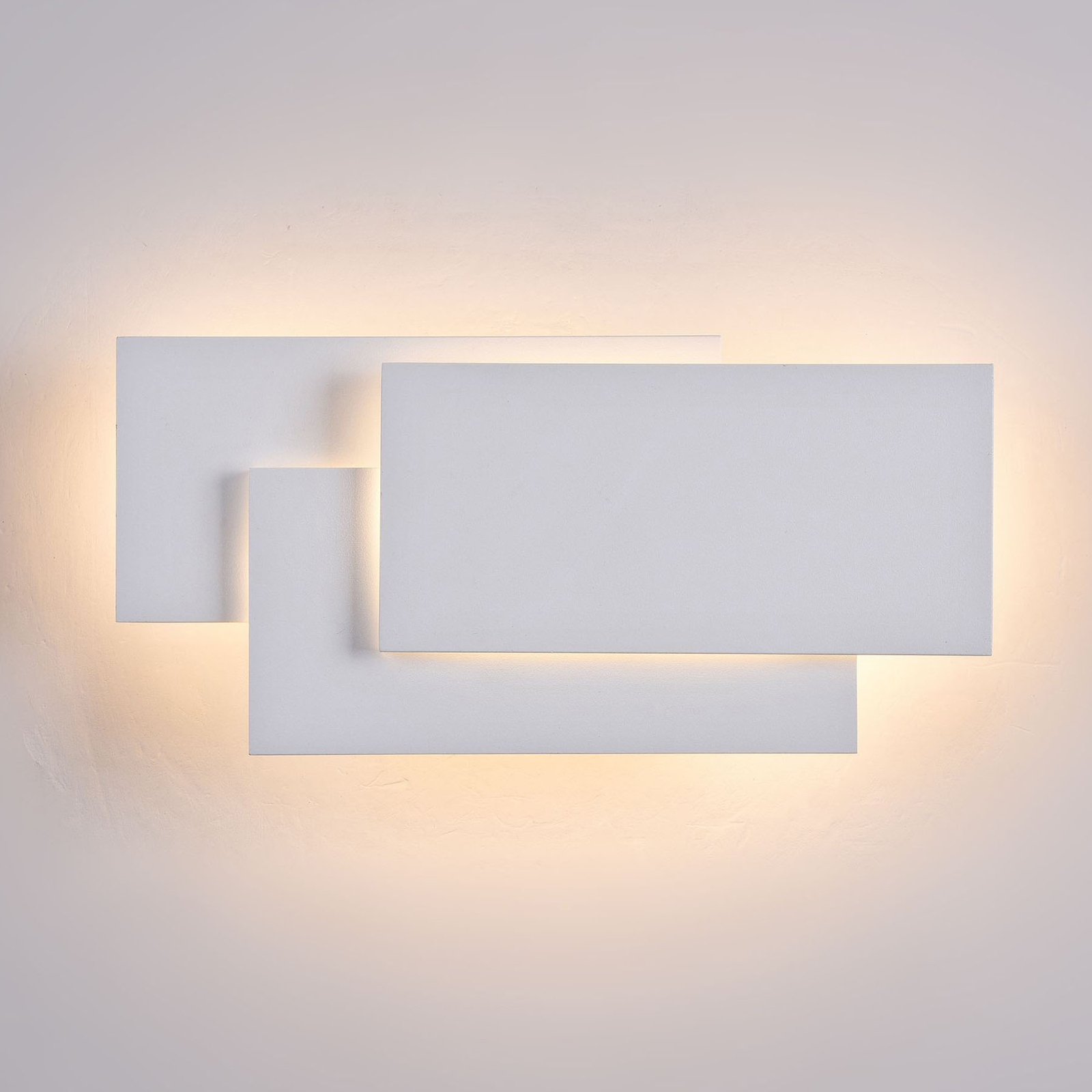 LED-seinävalaisin Trame, kulmikas