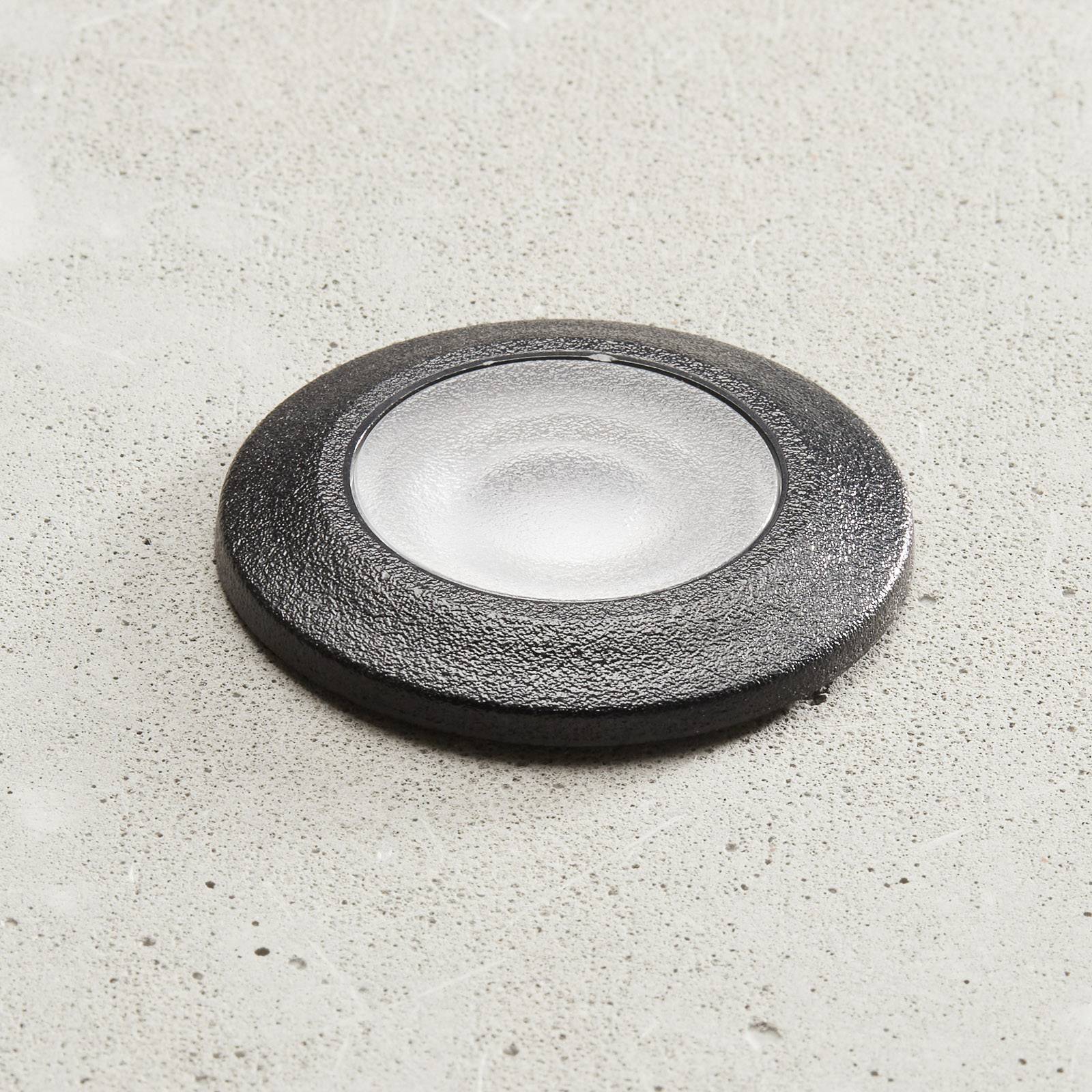 Uppovalo Teresa pyöreä, musta/frosted 3 000 K