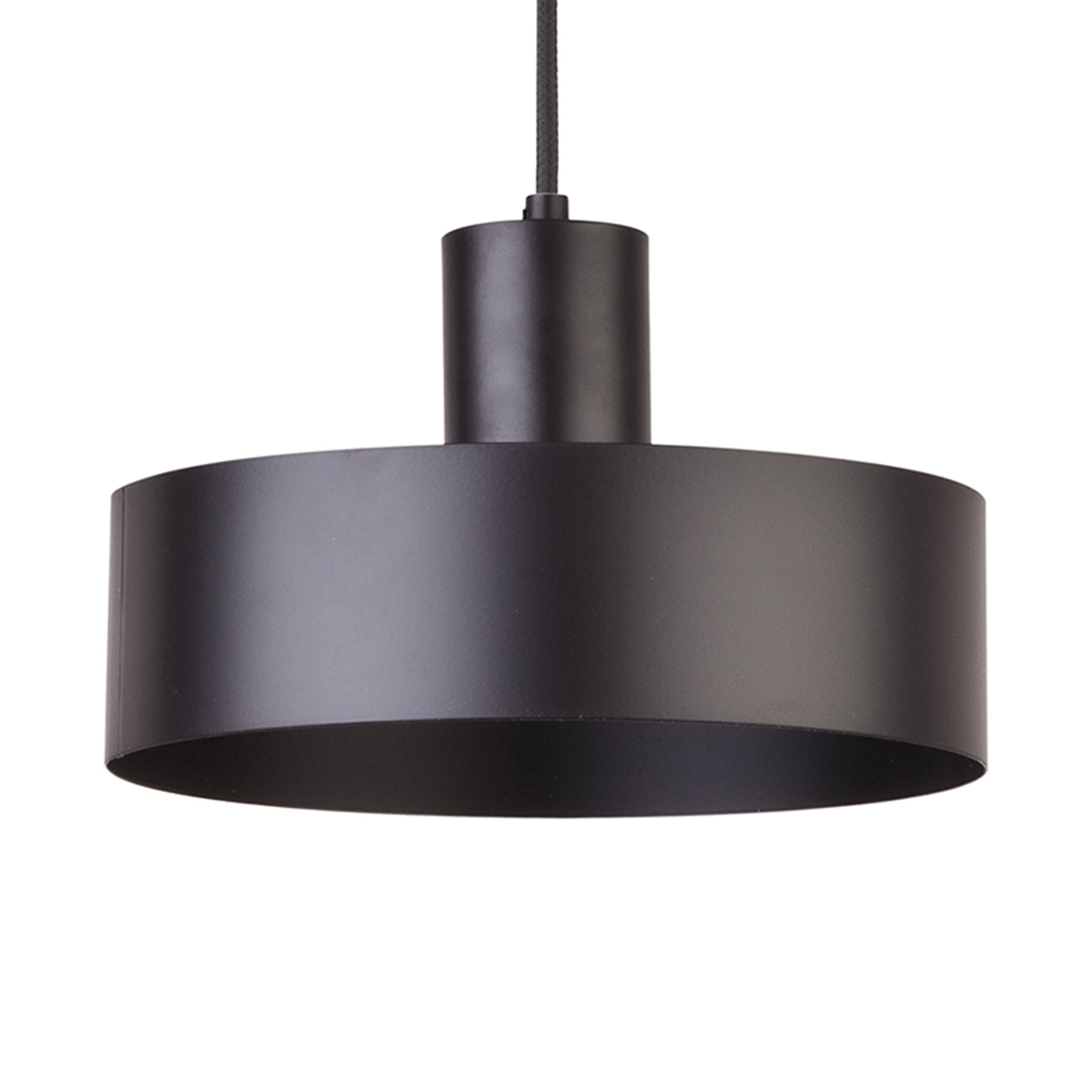Riippuvalaisin Rif metallista, musta, Ø 25cm