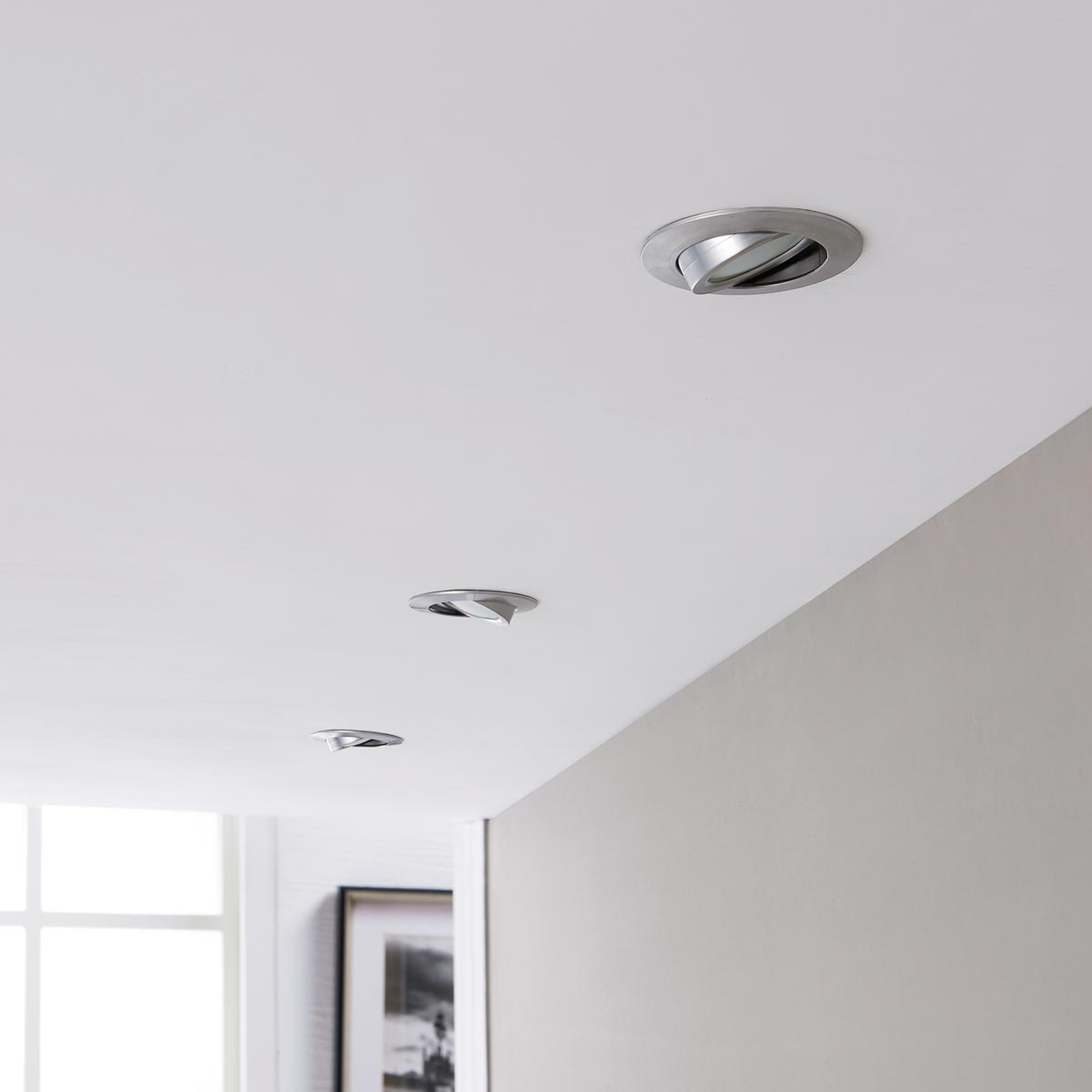LED-kohdevalaisin Andrej, pyöreä, alu, 3-sarja