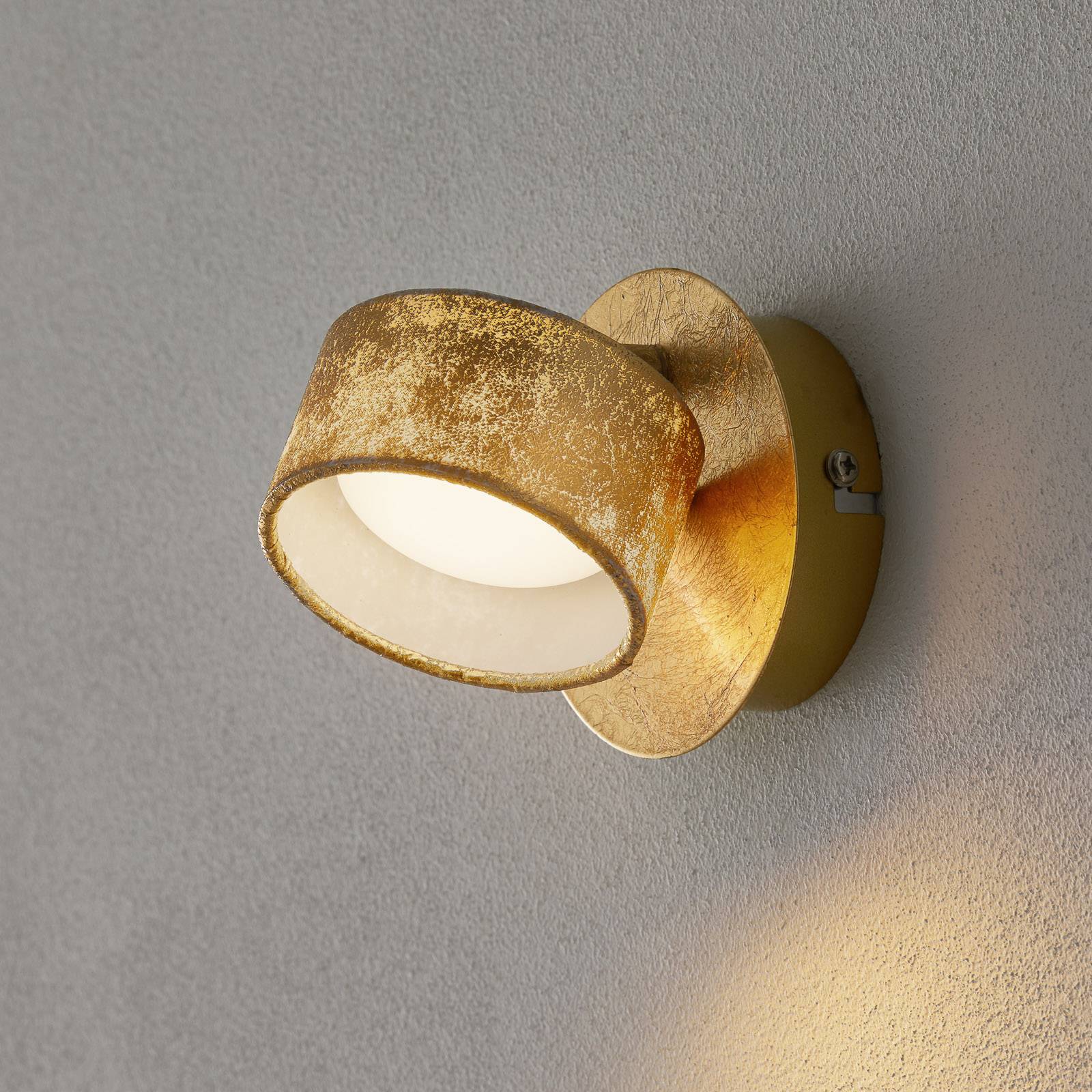 LED-seinäspotti Anna kultaisena