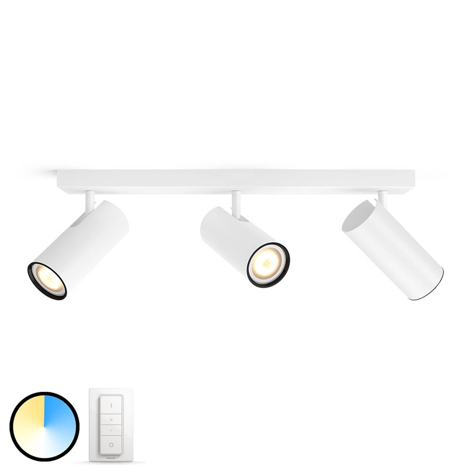 Philips Hue Buratto LED-spotti 3-lamppuinen