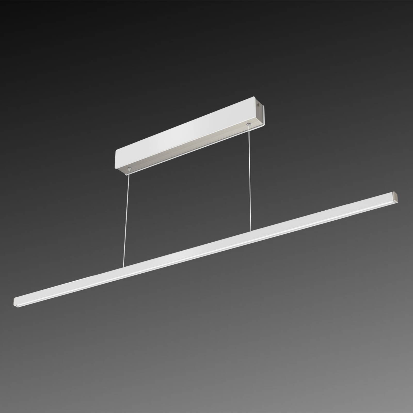 Orix-LED-riippuvalaisin, valkoinen, pituus 120 cm