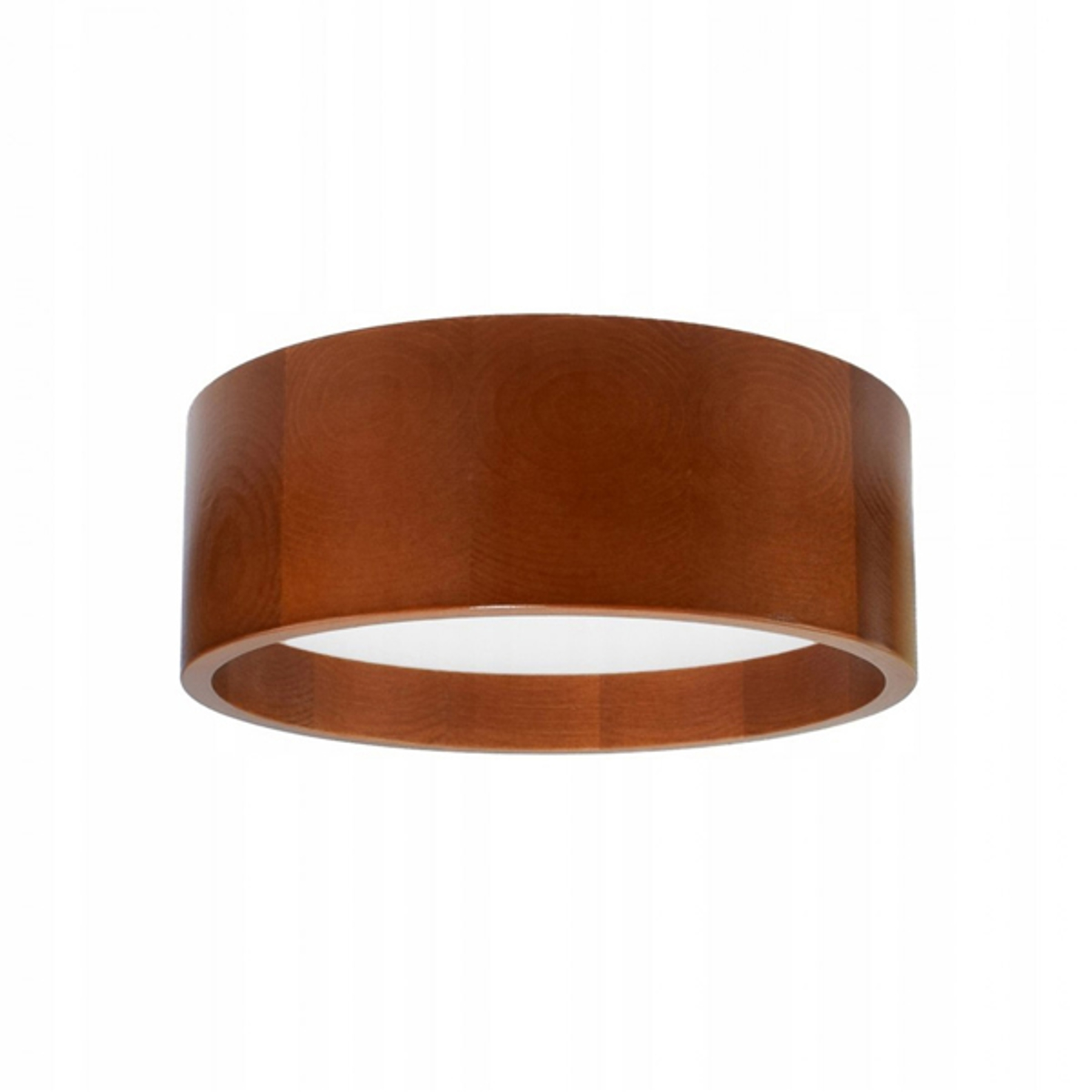 LED-kattovalaisin Deep, Ø 28 cm, ruskea