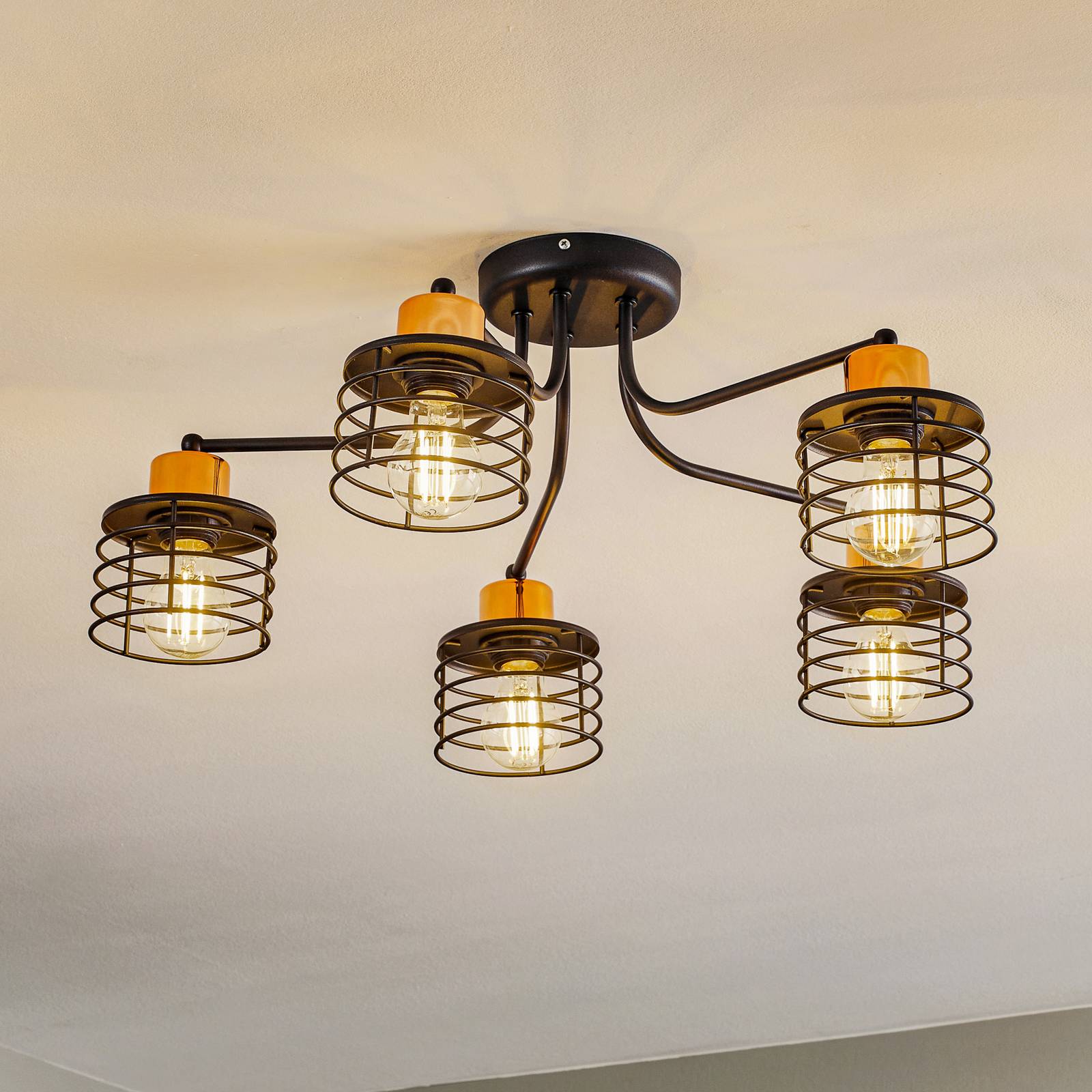Kattovalaisin Edison, 5-lamppuinen