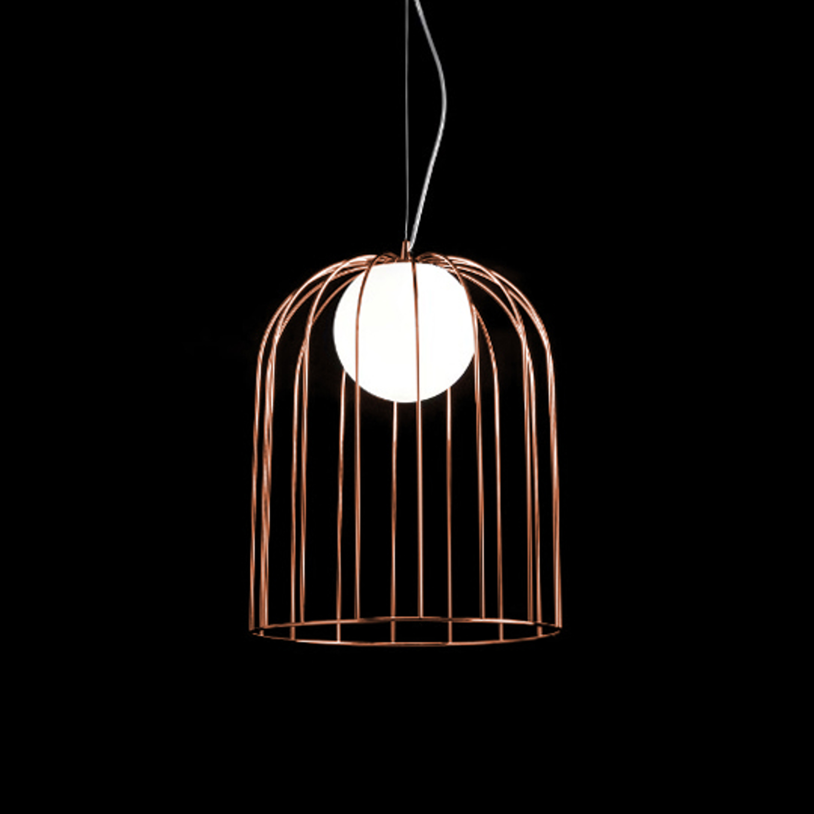 varjostin kuparinvärissä - design-riippuvalo Kluvi