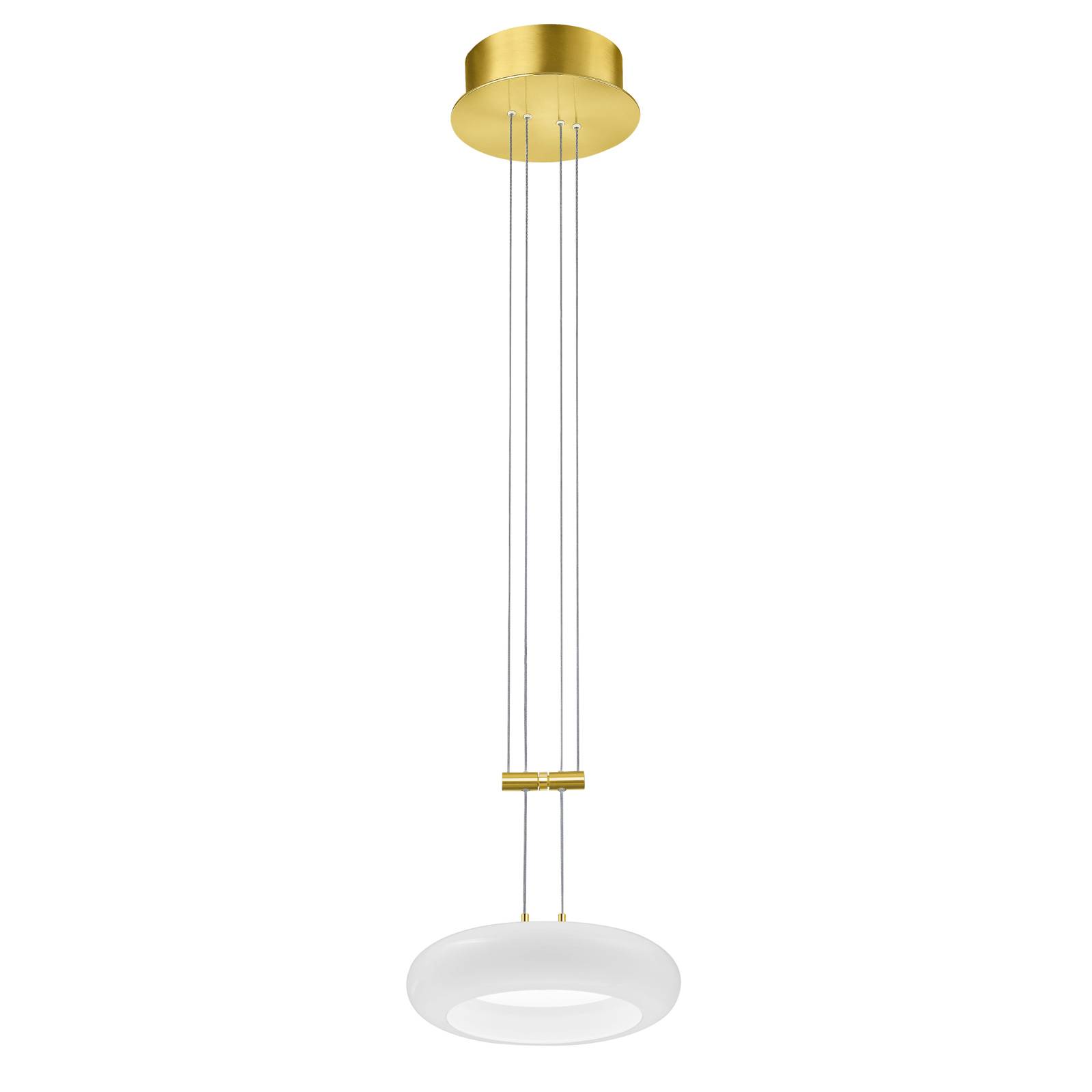 BANKAMP Centa riippuvalaisin 1-lamp 20 cm messinki