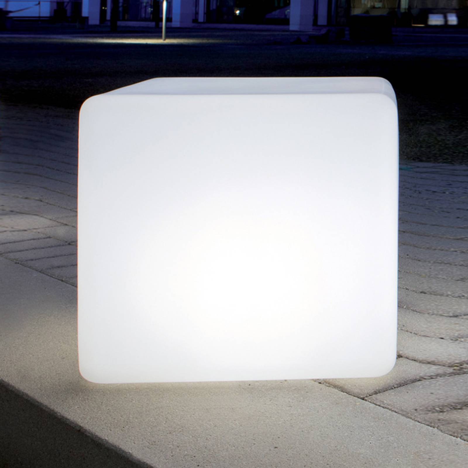 Korkealuokkainen Cube-kuutiovalaisin, 45 cm