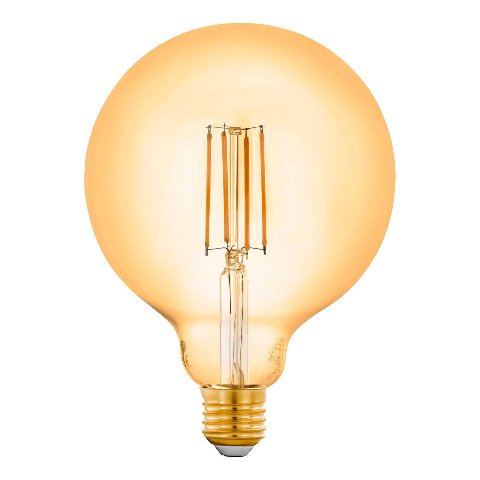 EGLO connect E27 6W-globe-lamppu G125 amber 2200 K