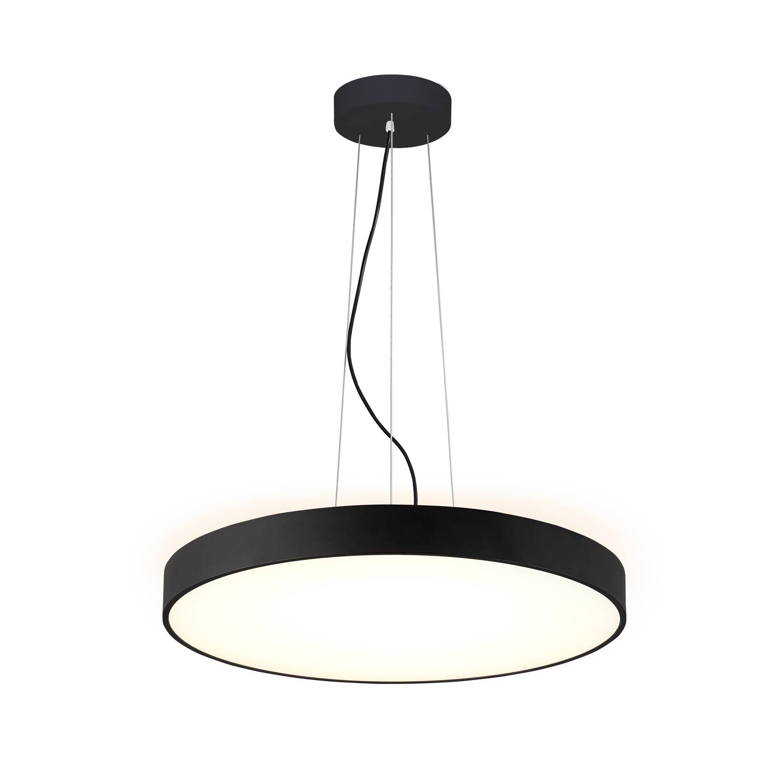 Arcchio Vanida -LED-riippuvalaisin, musta, 60 cm