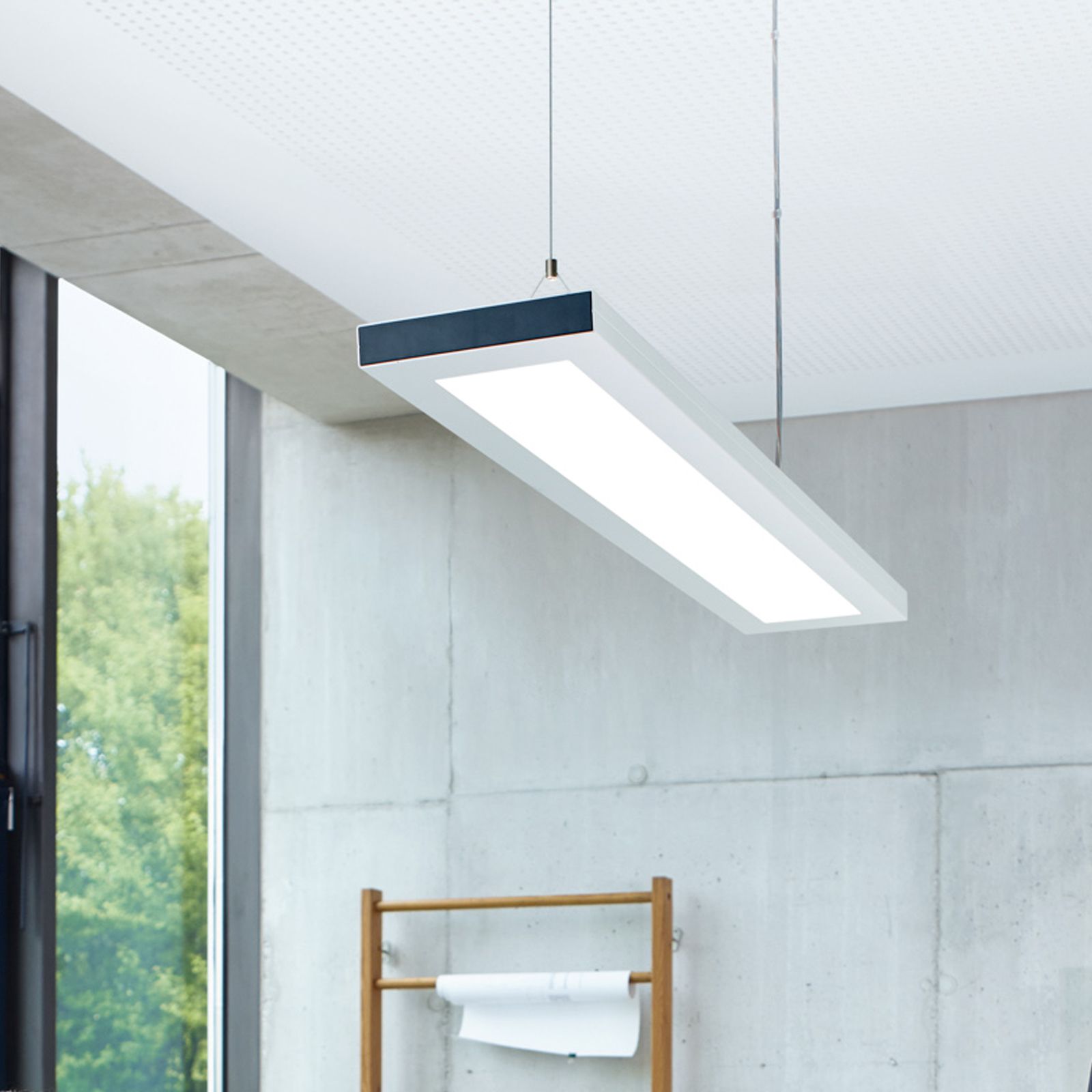 LED-riippuvalaisin Lavigo DPP16000/840/D EL hopea