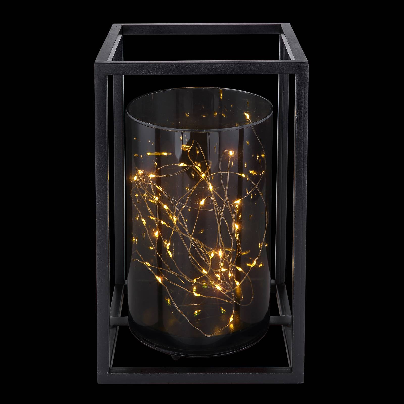 Aurinkokäyttöinen LED-valaisin 33817, metallikehys