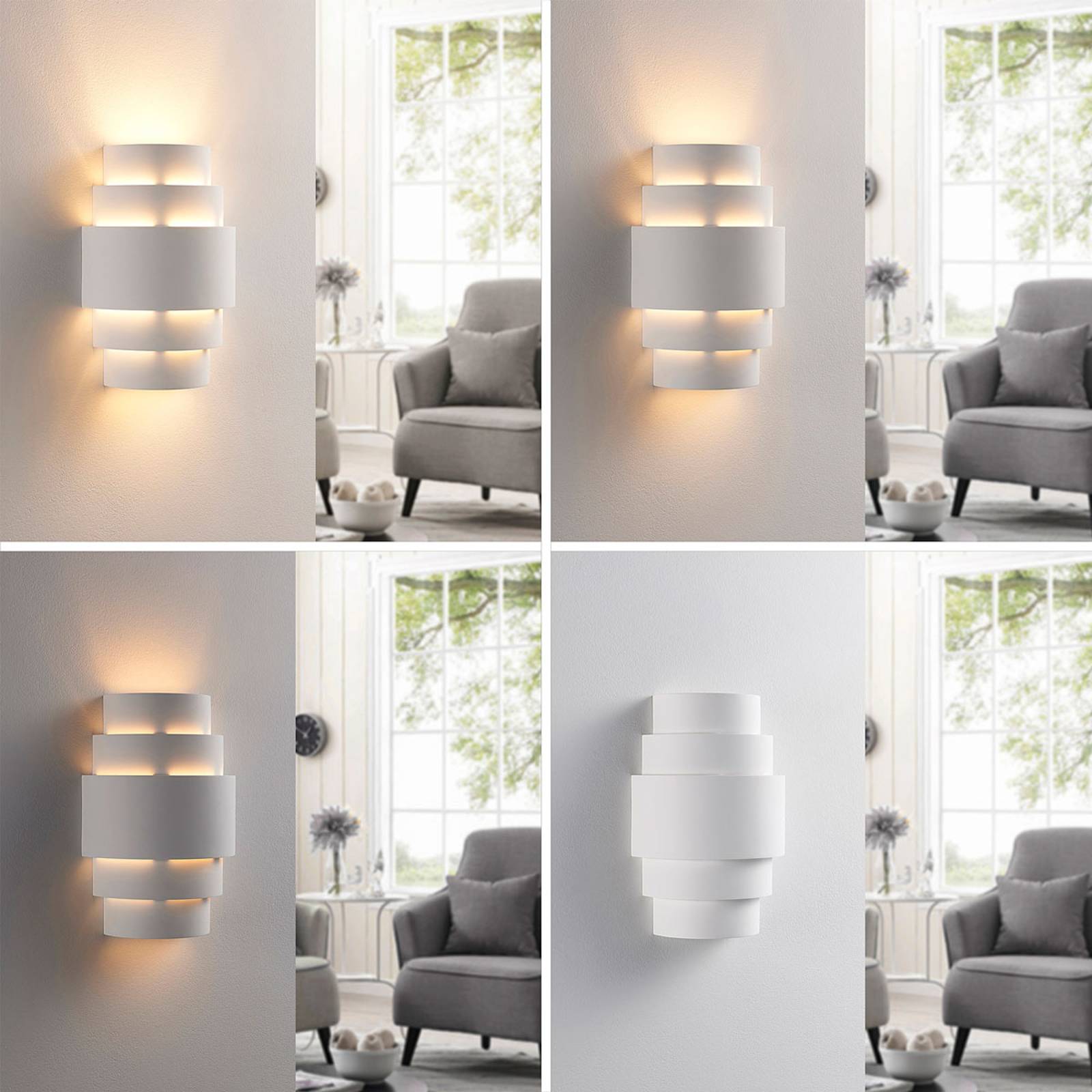 Kulmikas LED-seinävalaisin Marit, easydim