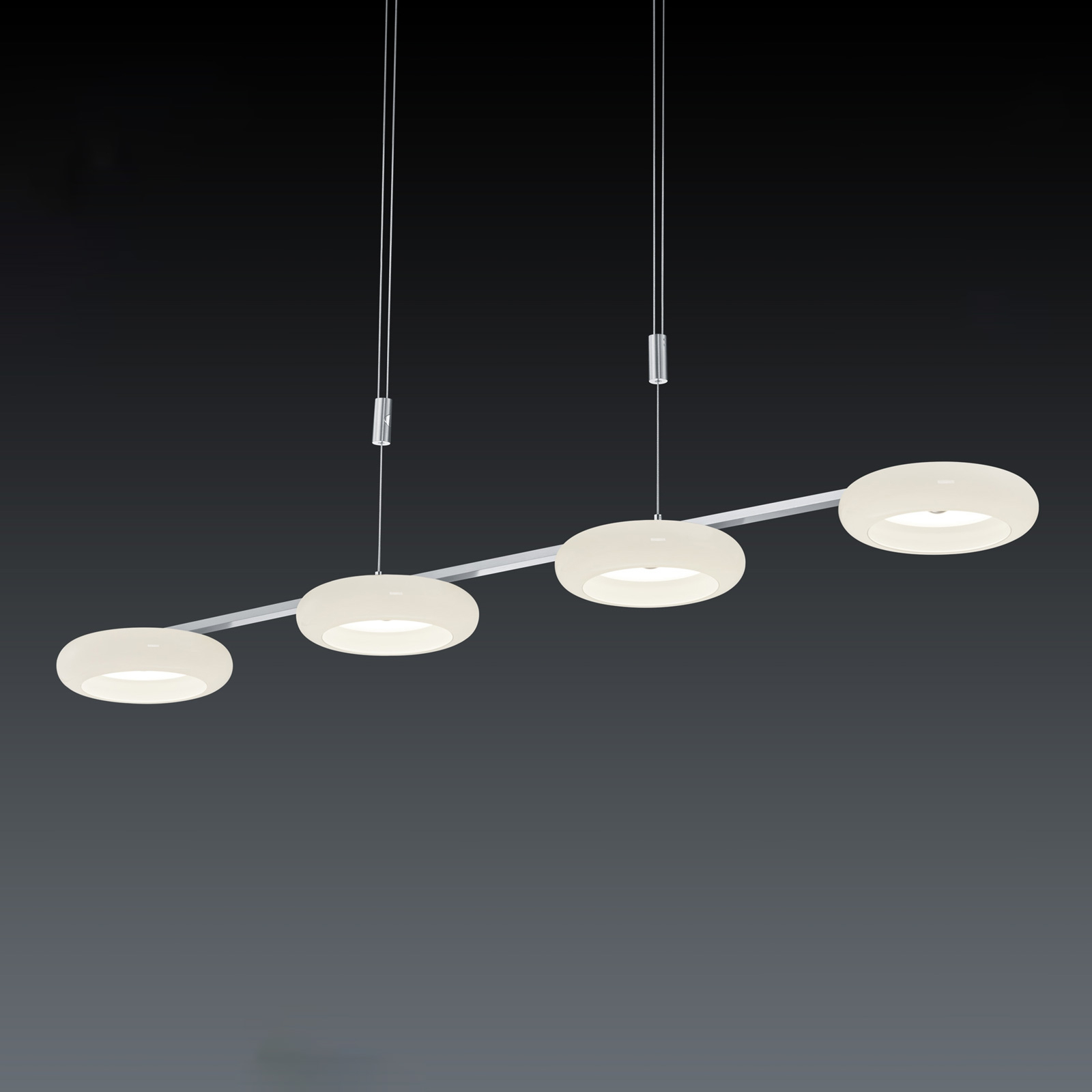 BANKAMP Centa riippuvalaisin 4-lamp. nikkeli