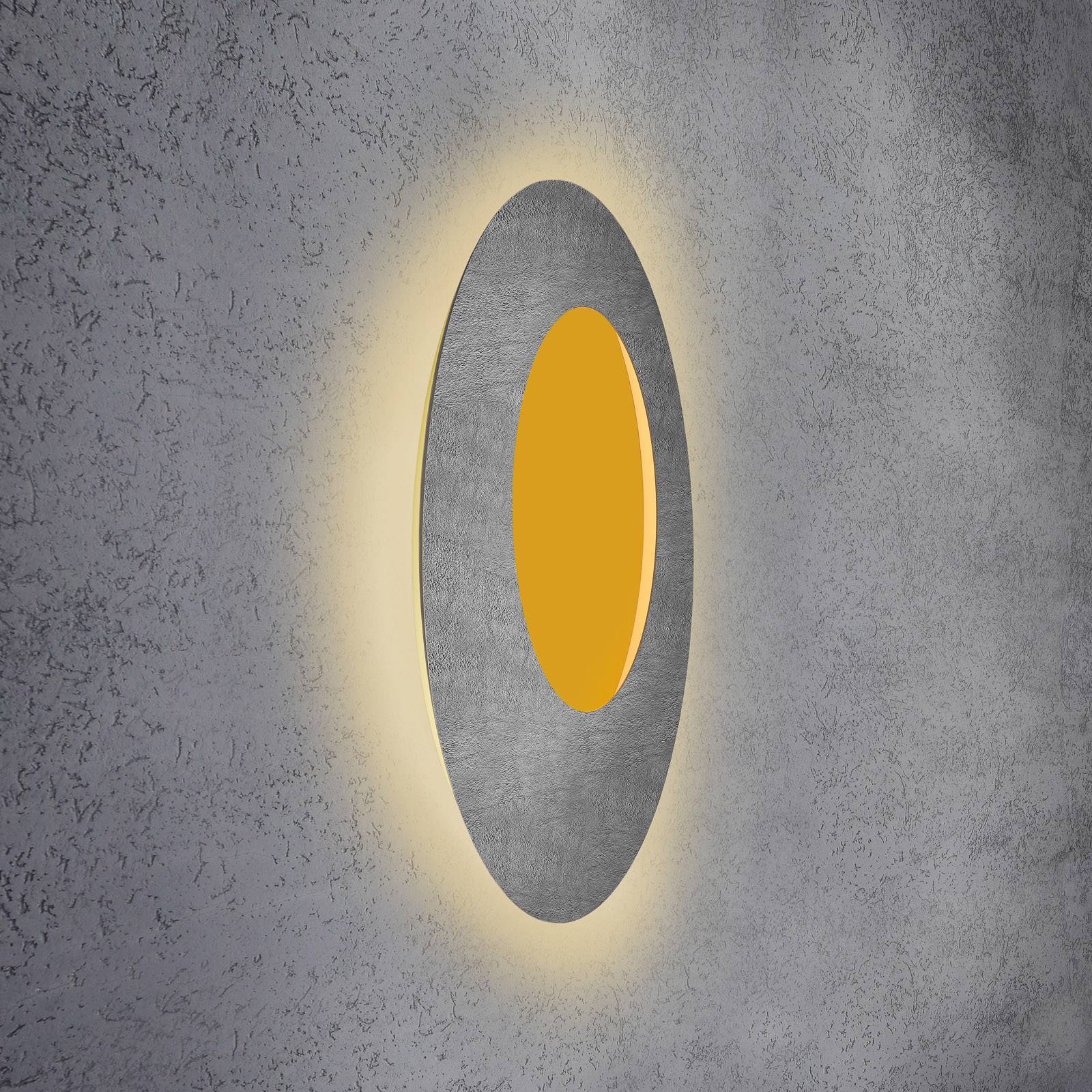 Escale Blade Open -LED-seinävalo RGB+W betoni 79cm