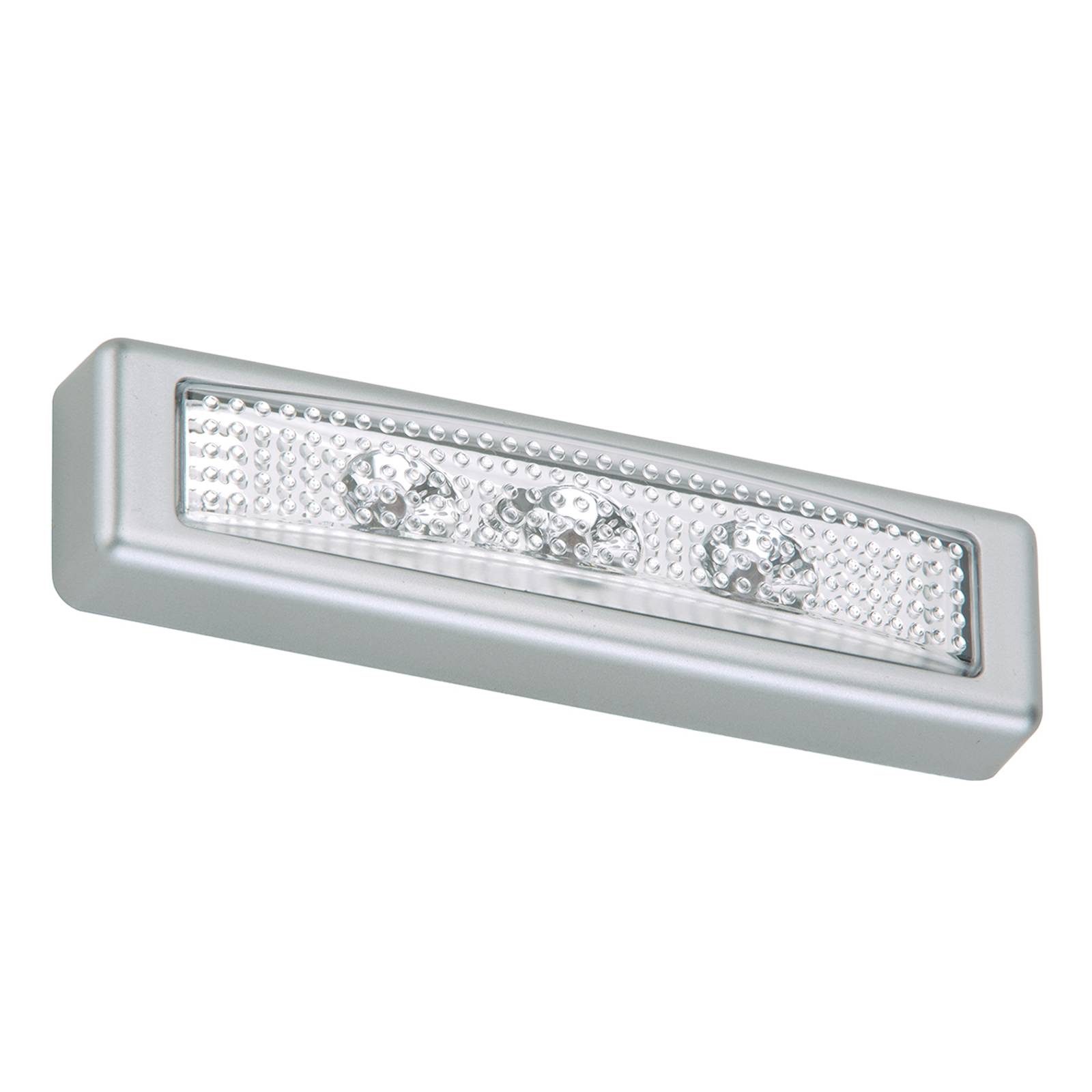 LED-Push-Light Lero, sis. paristot ja tarranauha