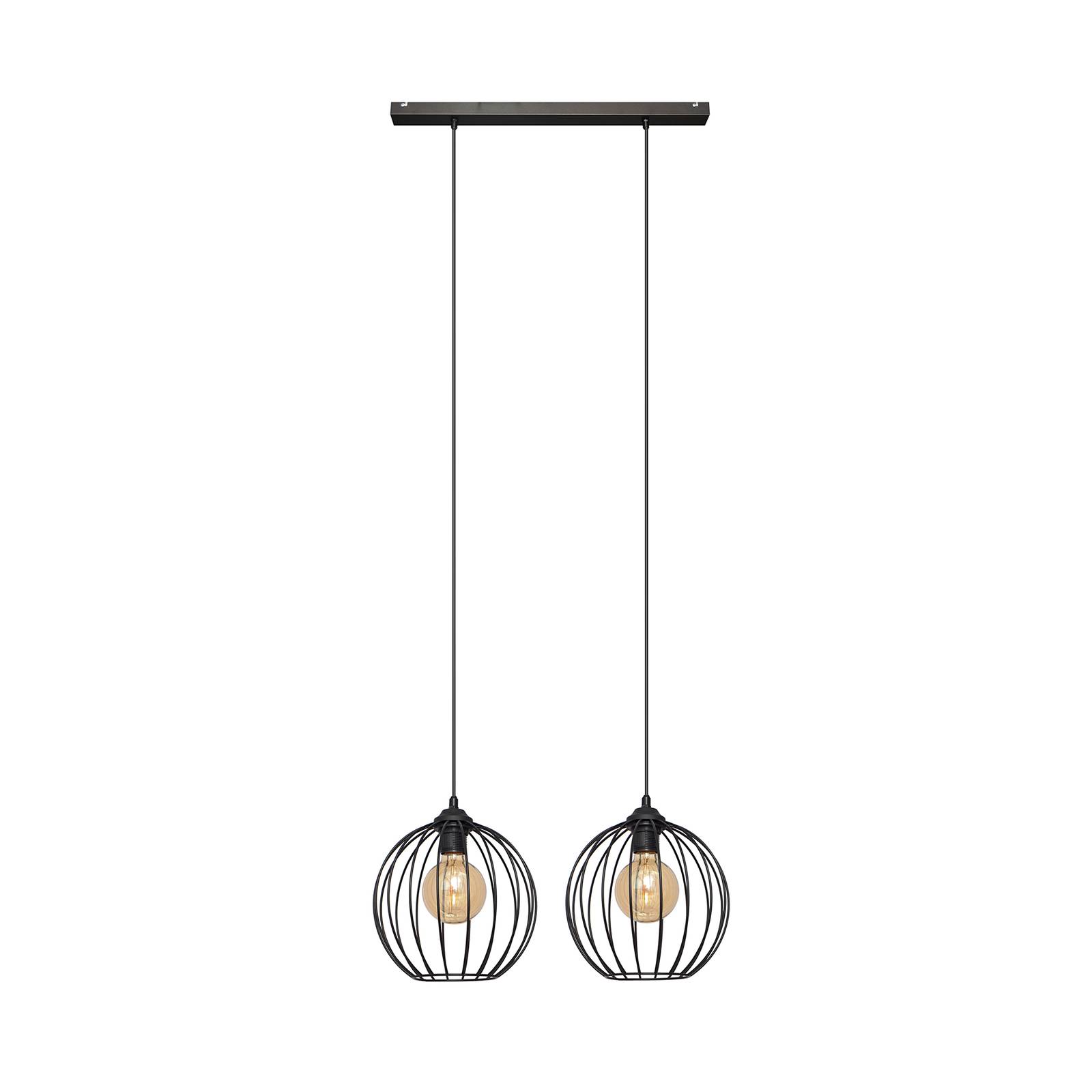 Riippuvalo Cumera 2-lamppuinen, varjostin - Ø24 cm