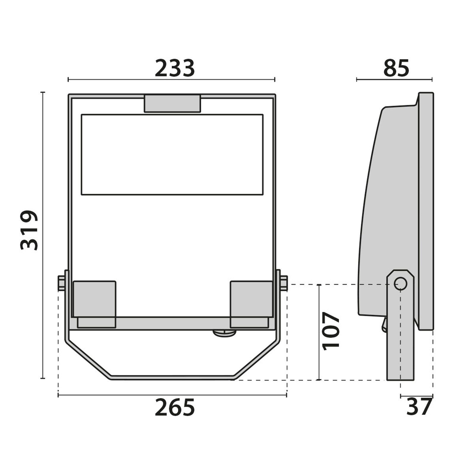 LED-kohdevalaisin Guell 1 C/I sisälle ja ulos 39W