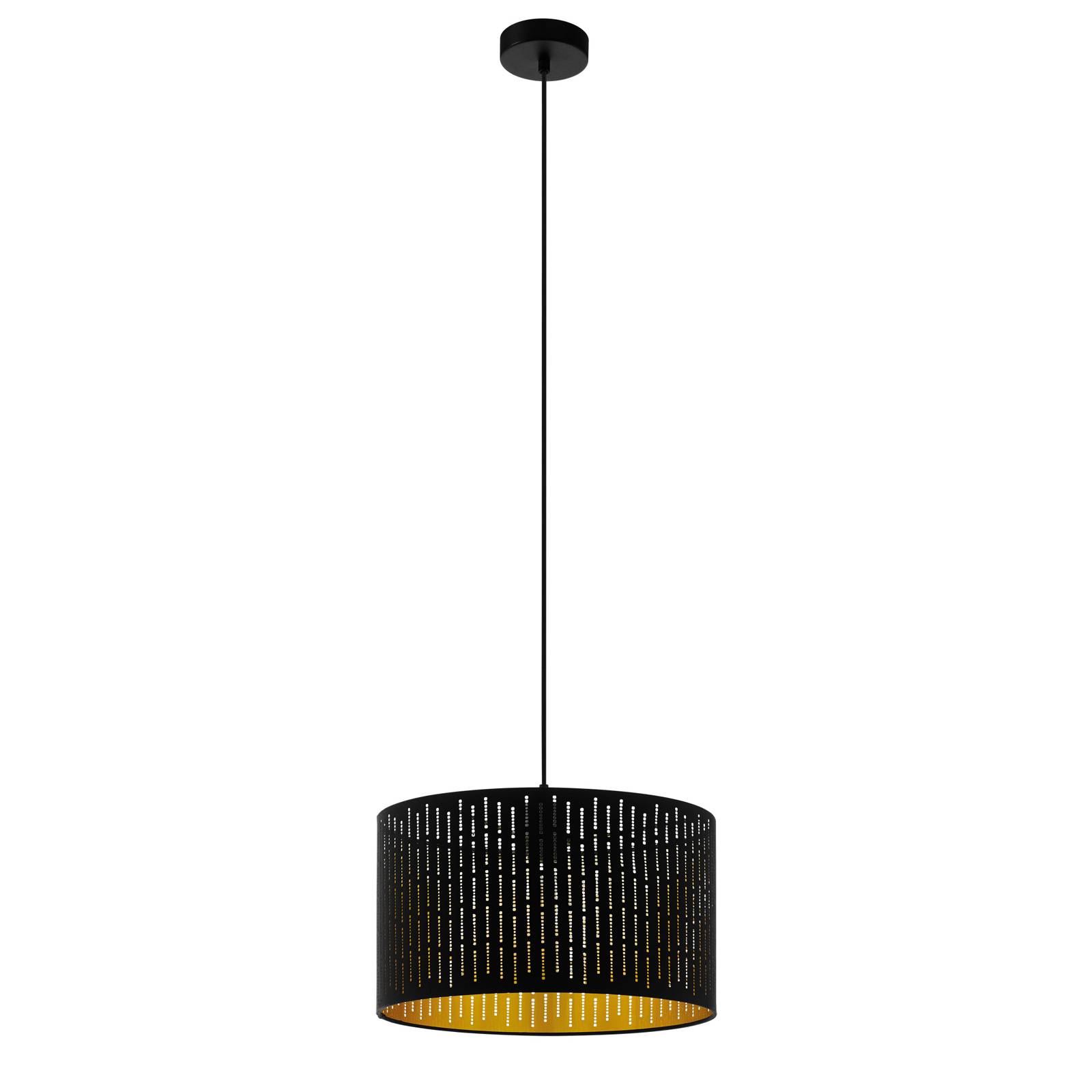 Riippuvalo Varillas, musta/kulta, 38 cm