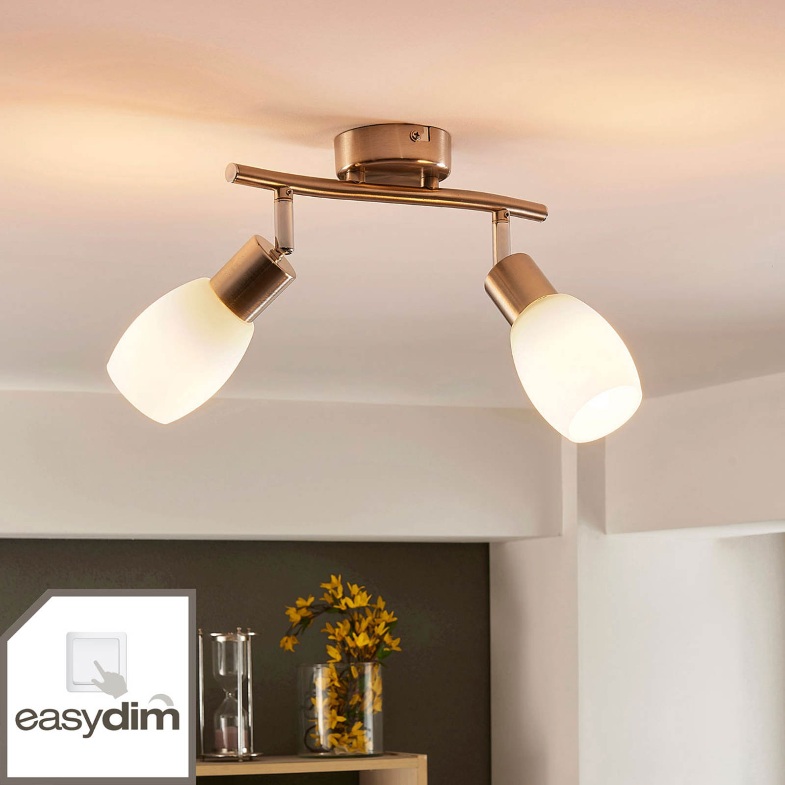 Arda easydim-LED-kohdevalaisin seinälle ja kattoon