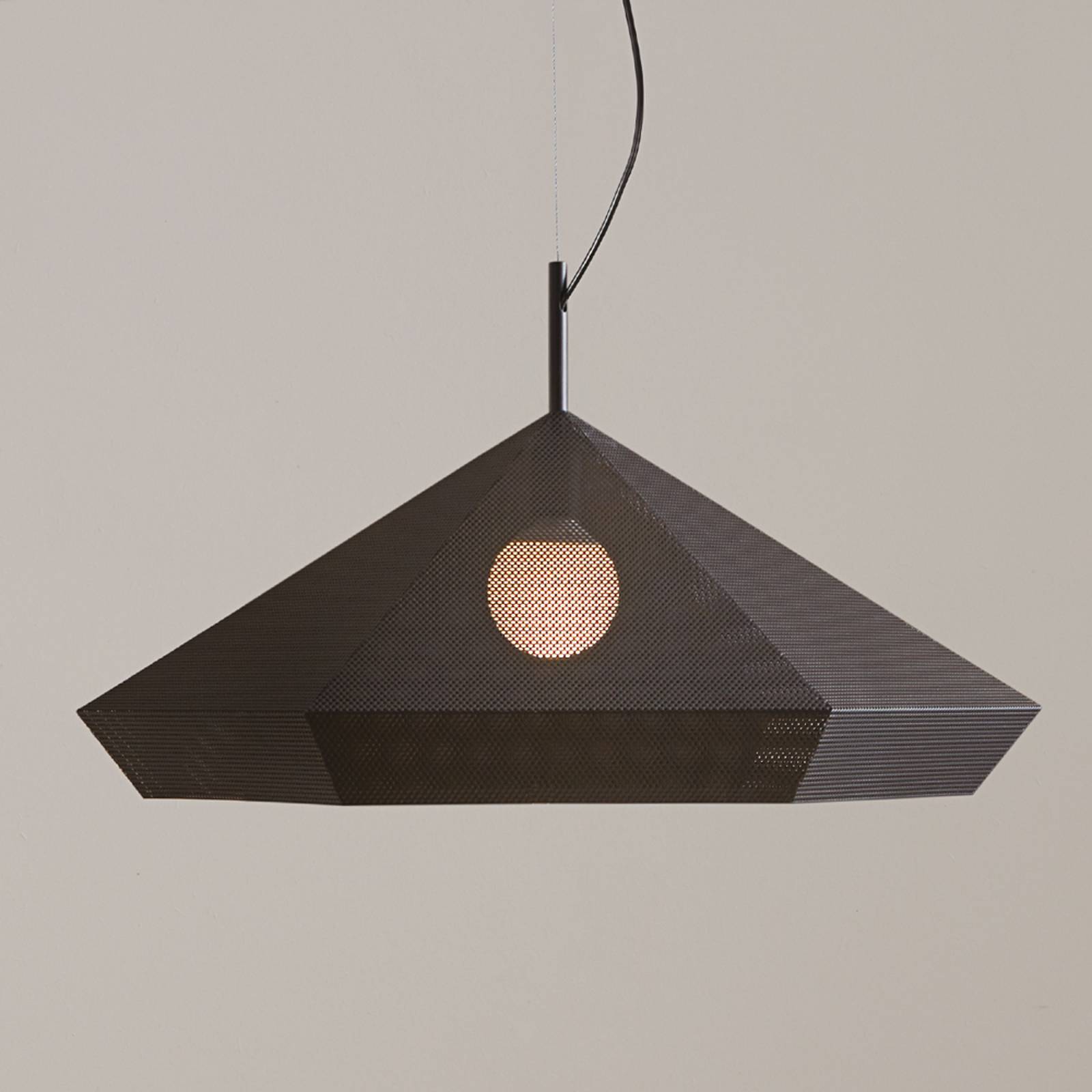 Priamo design-riippuvalaisin, musta, 77 cm