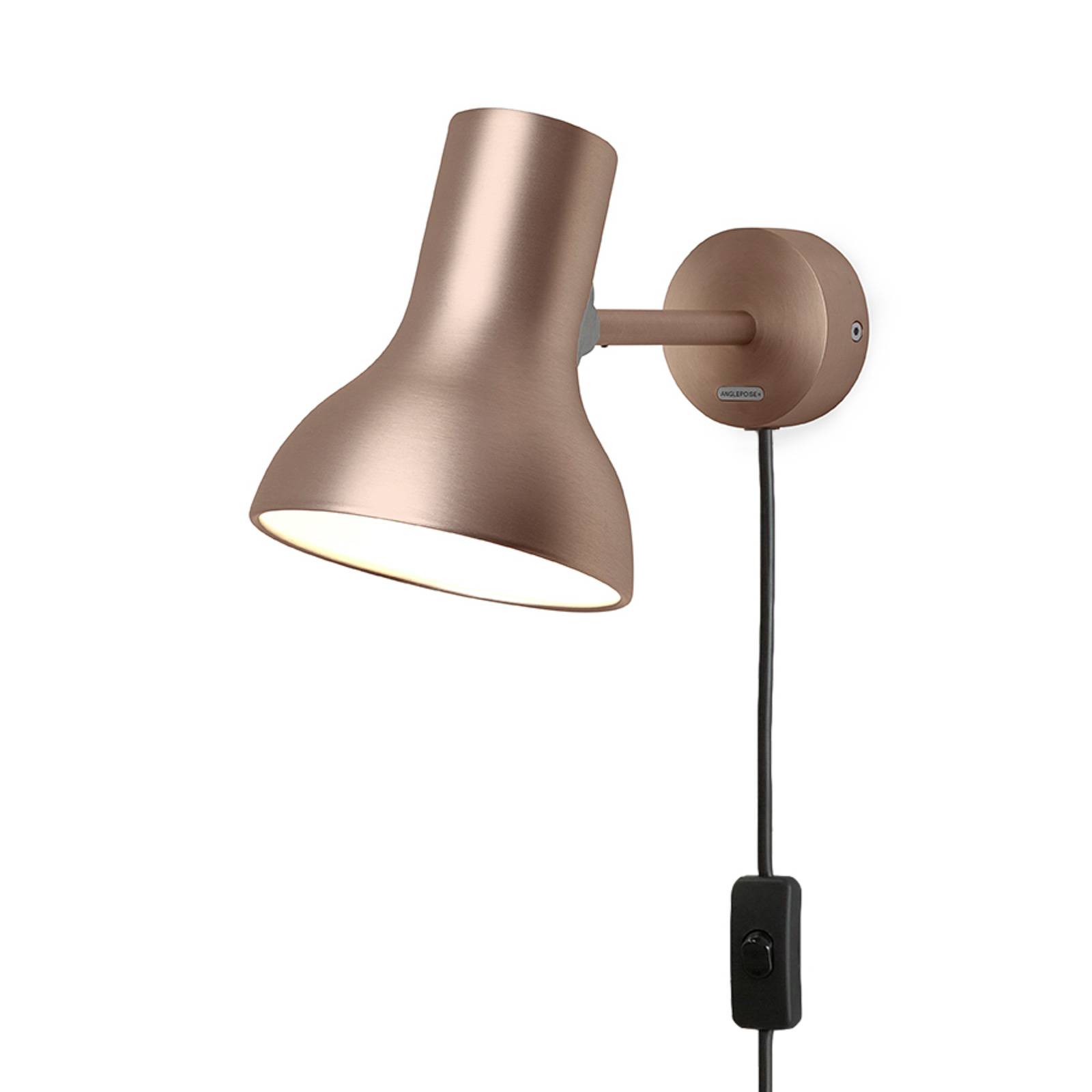 Anglepoise Type 75 Mini Metallic, pistoke, kupari