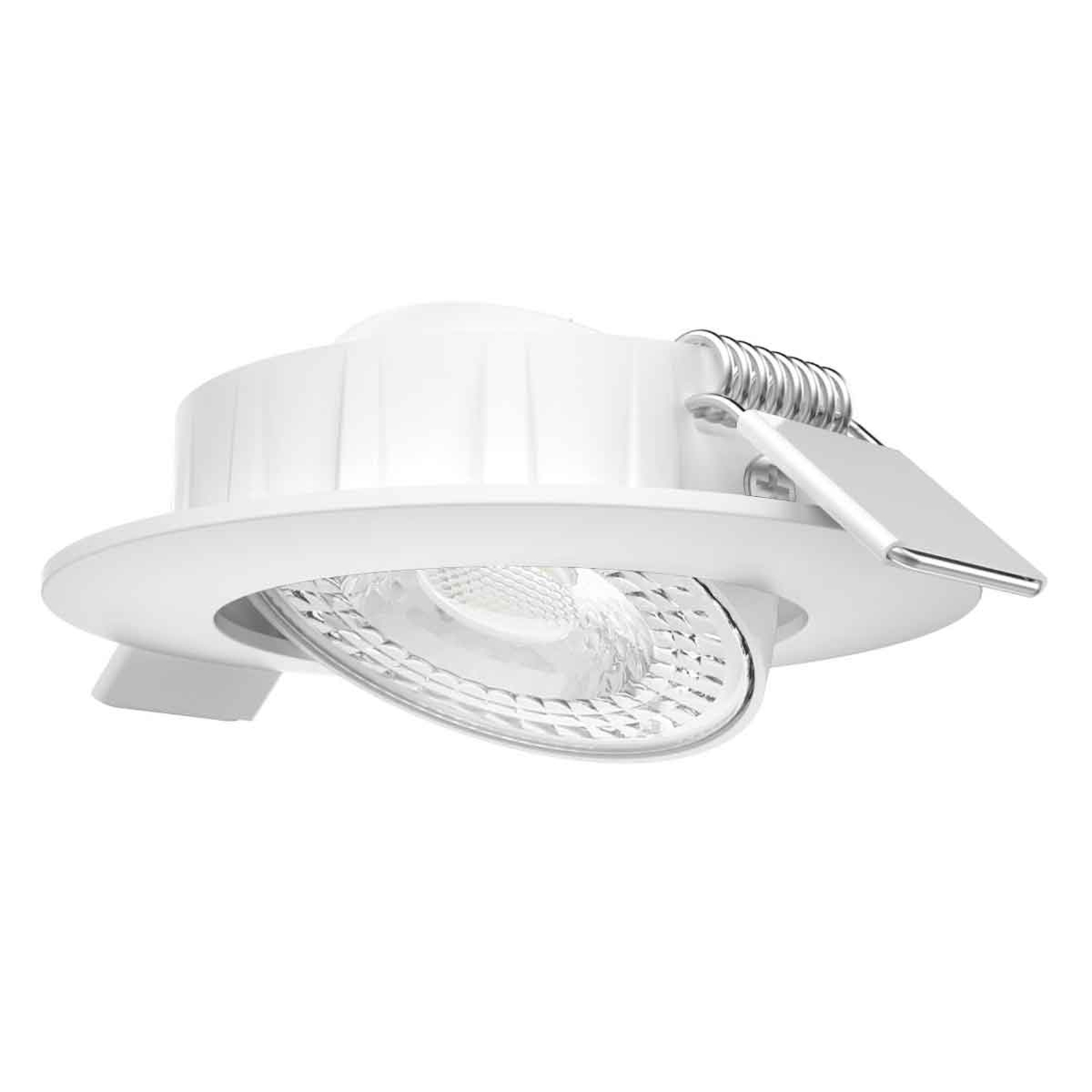 LED-uppovalaisin Slimo, käännettävä, valkoinen