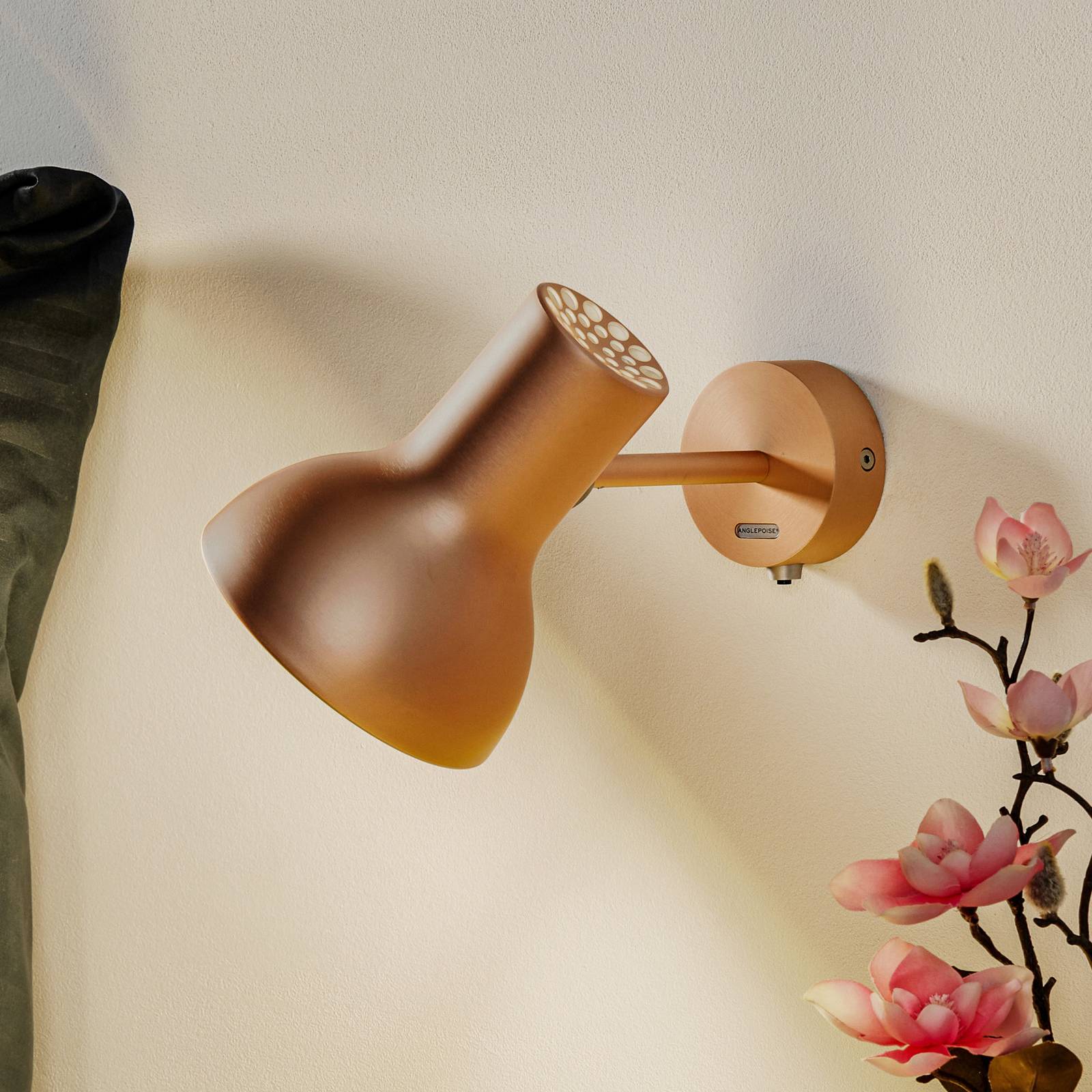 Anglepoise Type 75 Mini Metallic-seinälamppu kulta