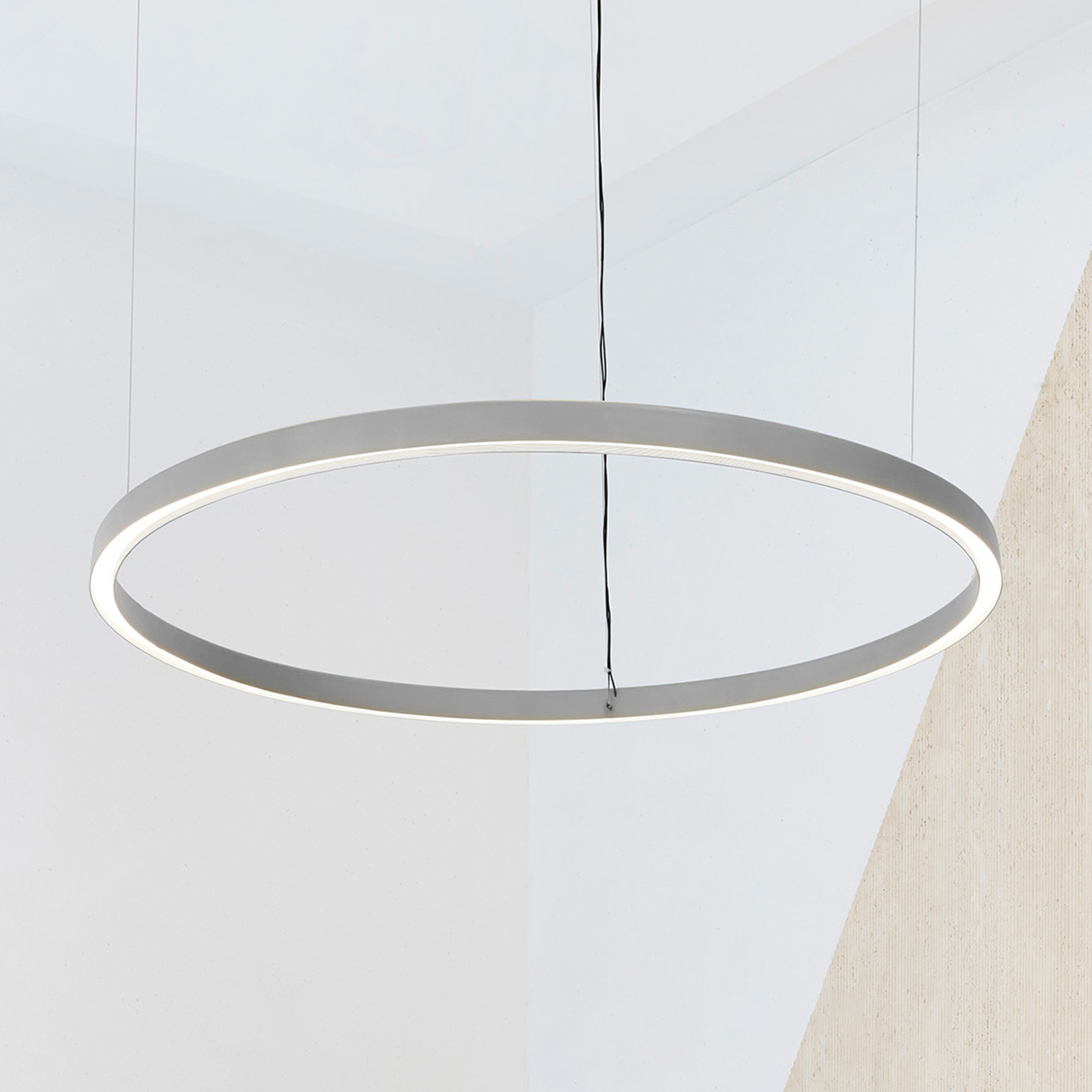 Luceplan Compendium Circle 110 cm, alumiini