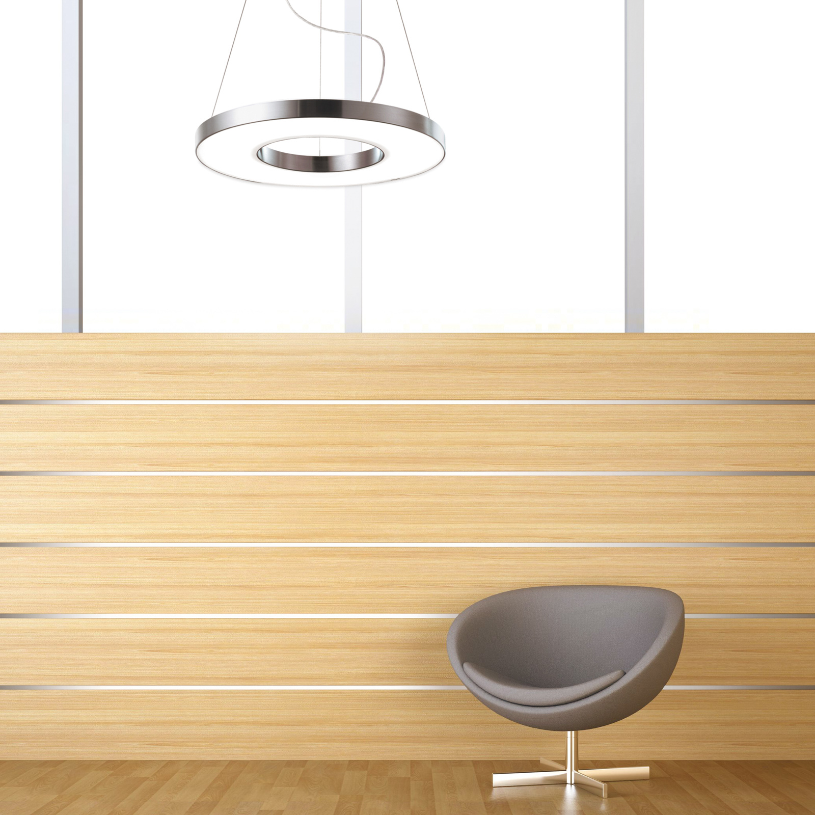 LED-riippuvalaisin Vivaa rengas C 600 DALI 4 000K