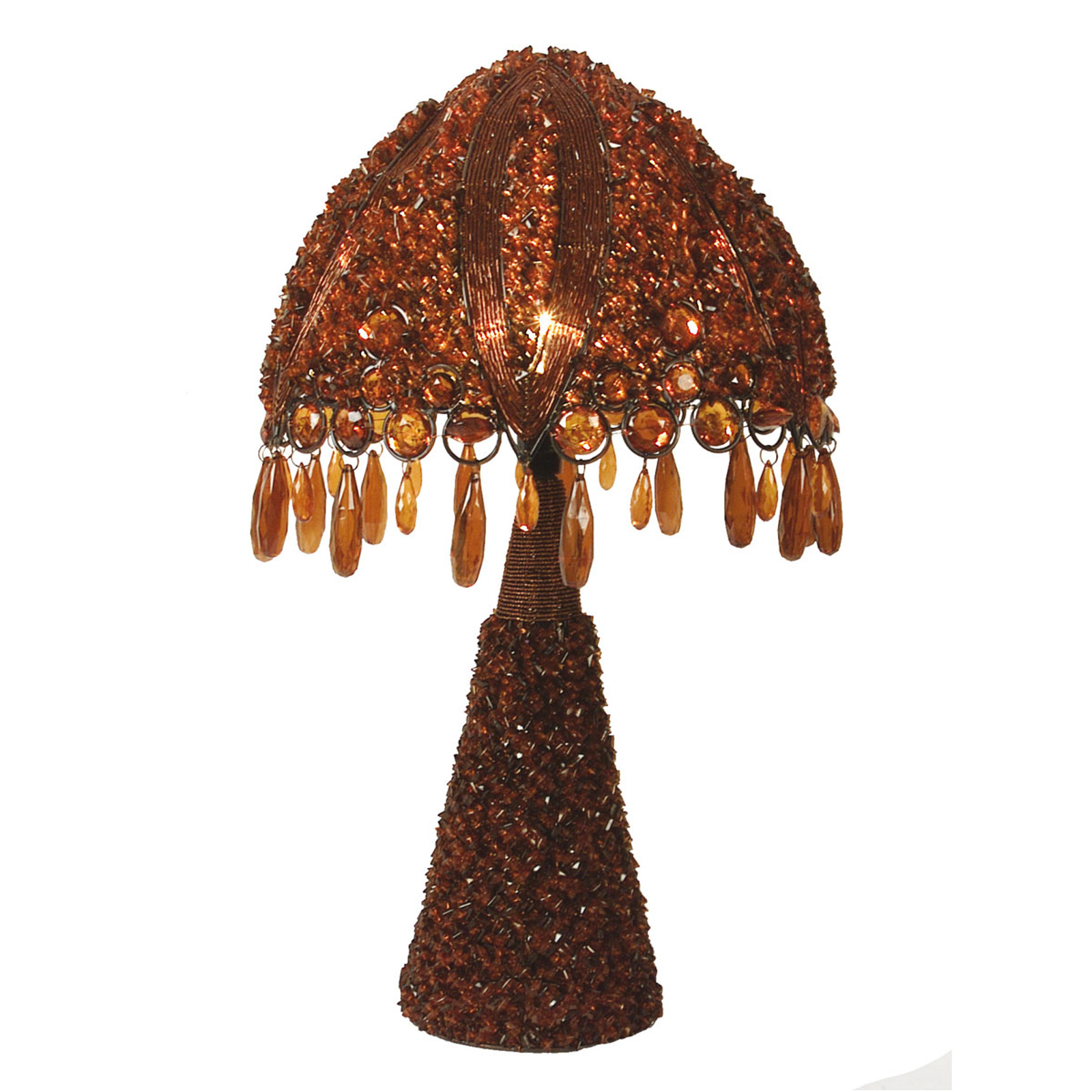 Perla-pöytävalaisin 53 cm, punainen