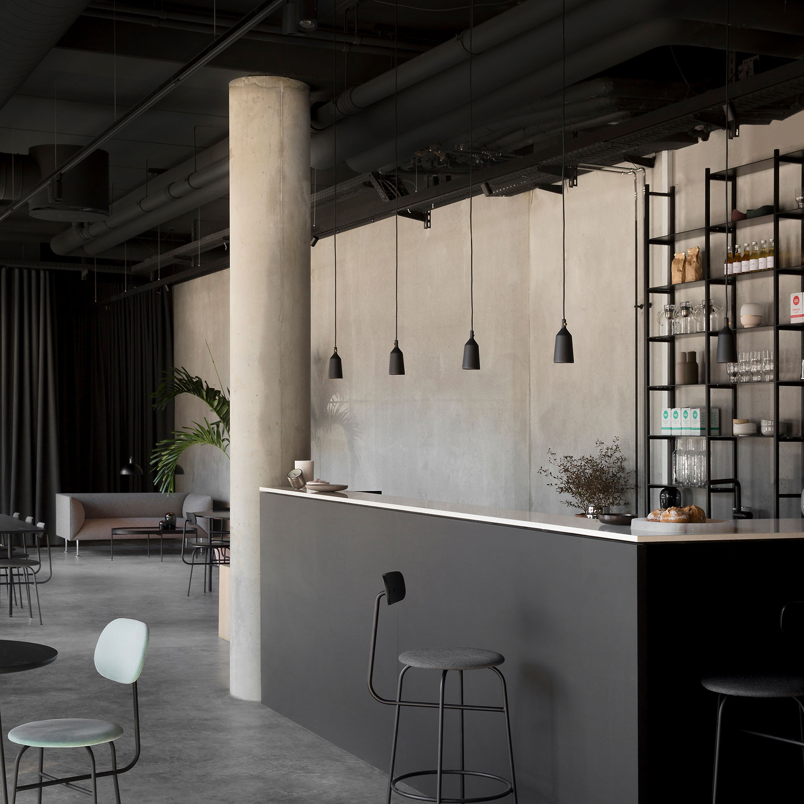 Menu Cast LED-riippuvalaisin, musta, Shape 3