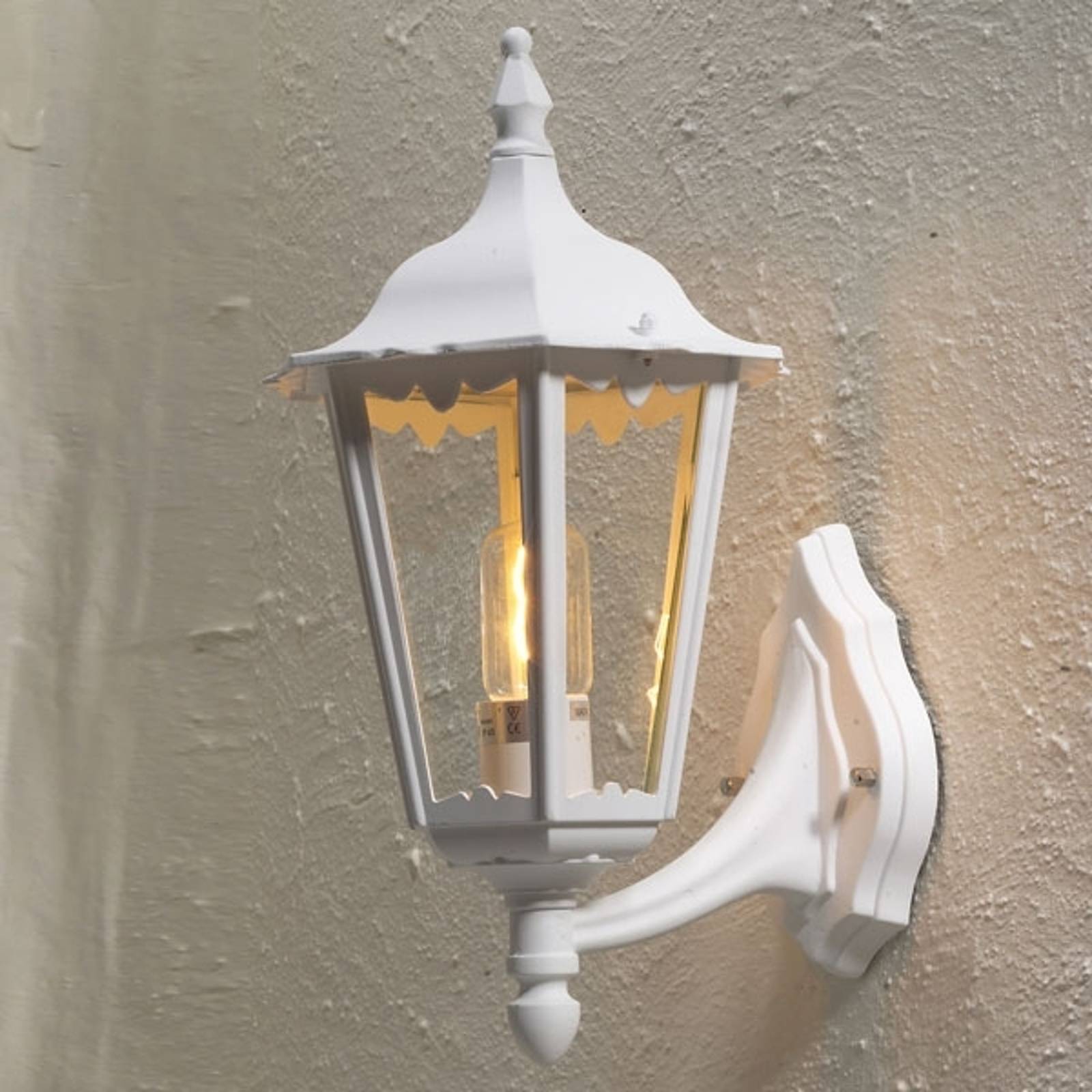 Firenze-seinävalo, seisova, 48cm, valkoinen