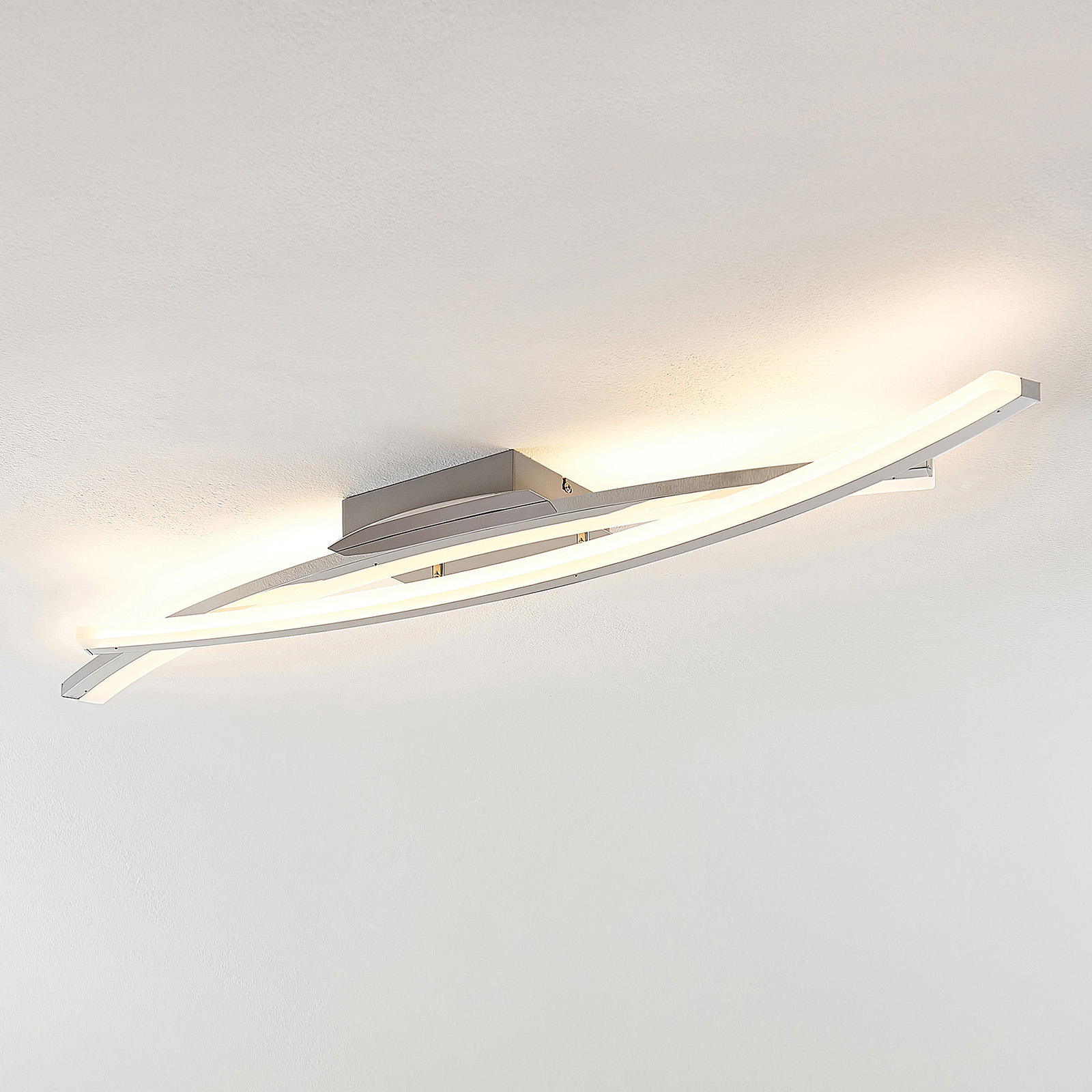 Lindby Elarit -LED-kattovalaisin, kromattu
