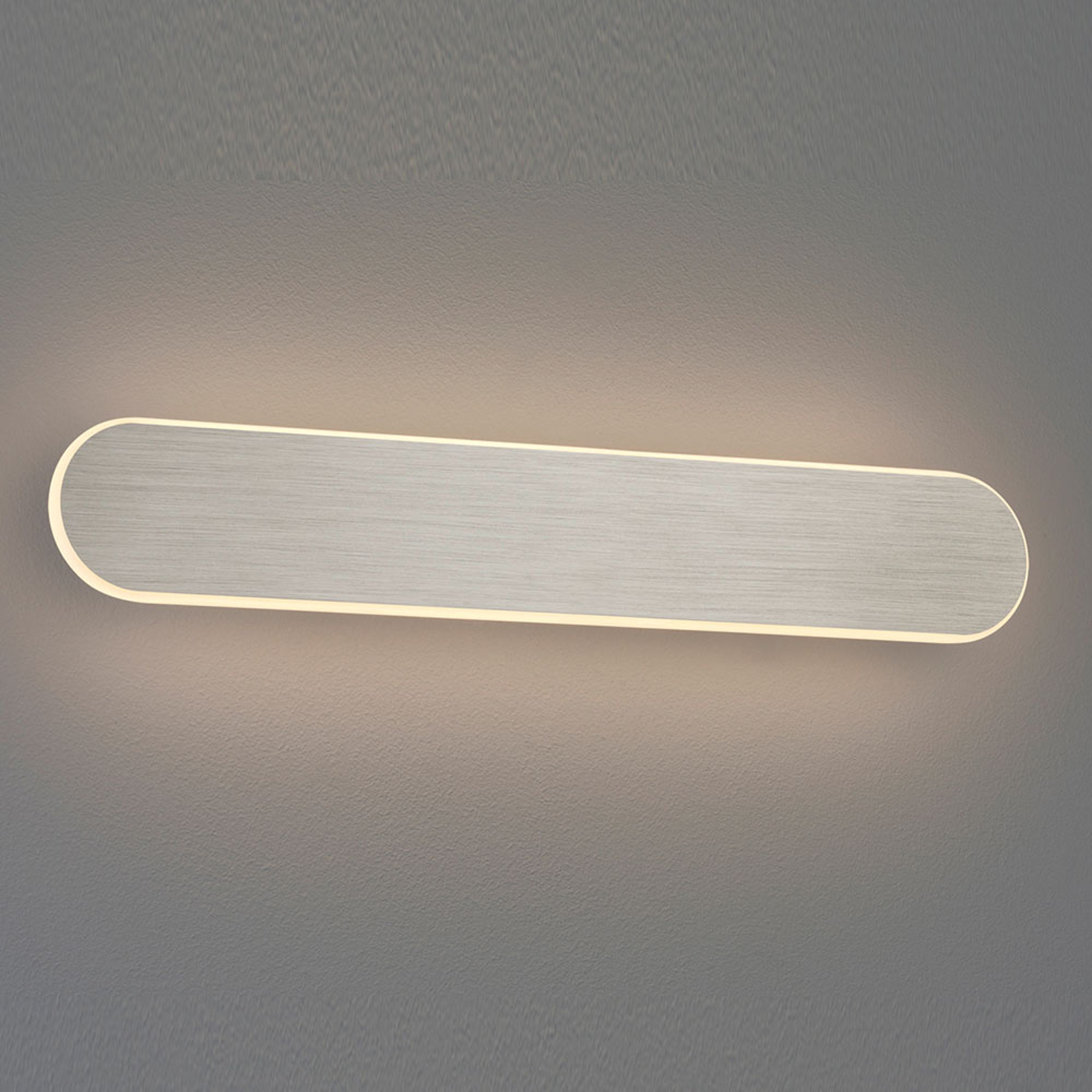 LED-seinävalo Carlo, Switchdim, 50cm, mattanikkeli