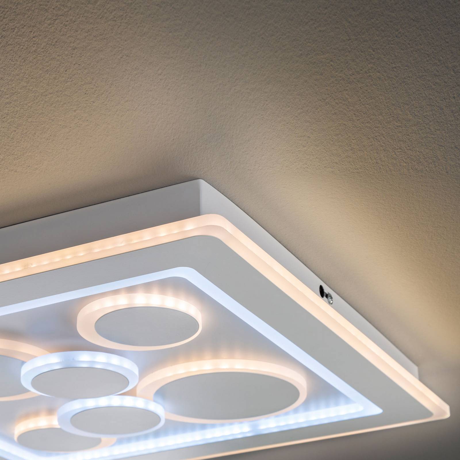 LED-kattovalaisin Ratio, himmennettävä, 6 ympyrää