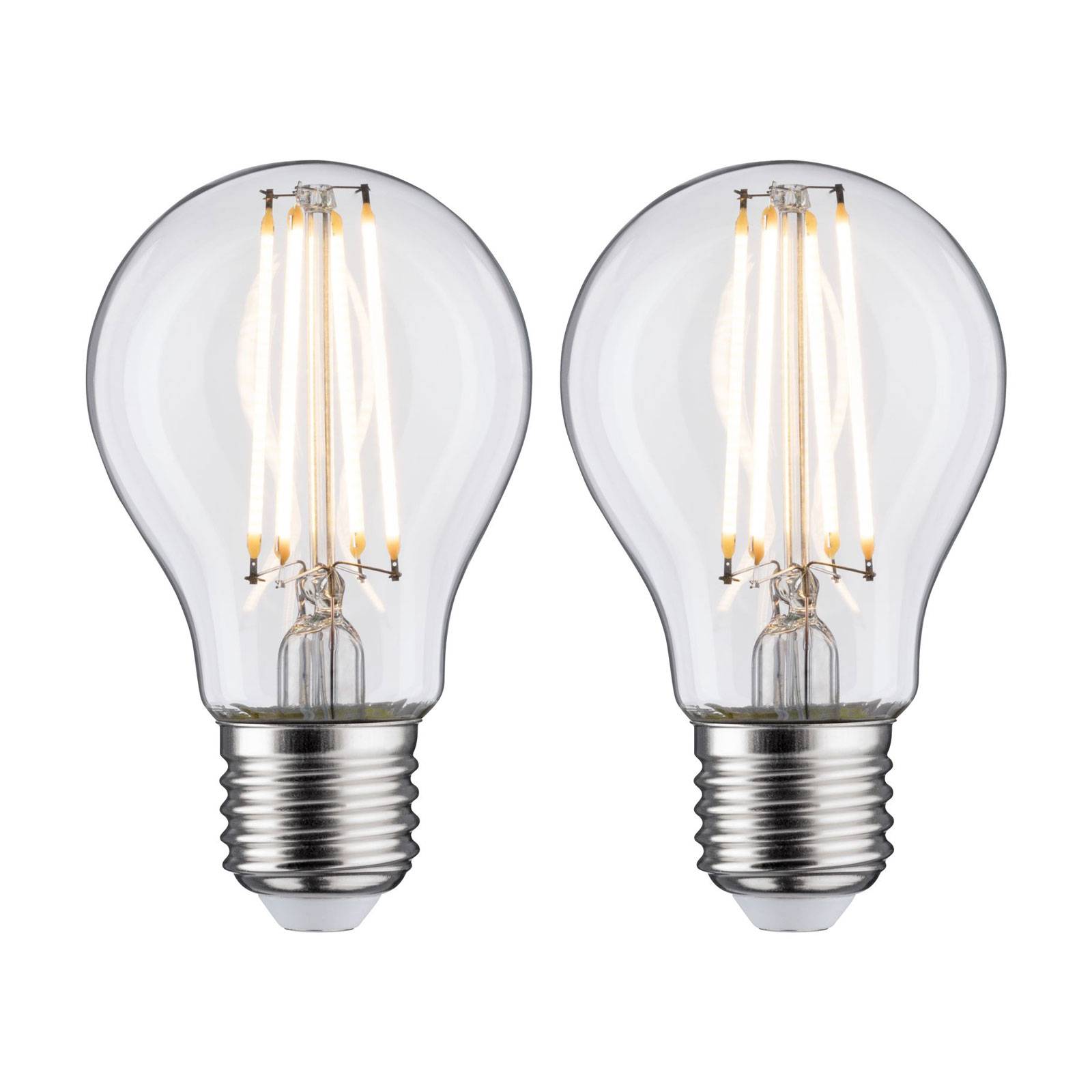 LED-lamppu E27 7W Filament 2 700 K kirkas 2 kpl