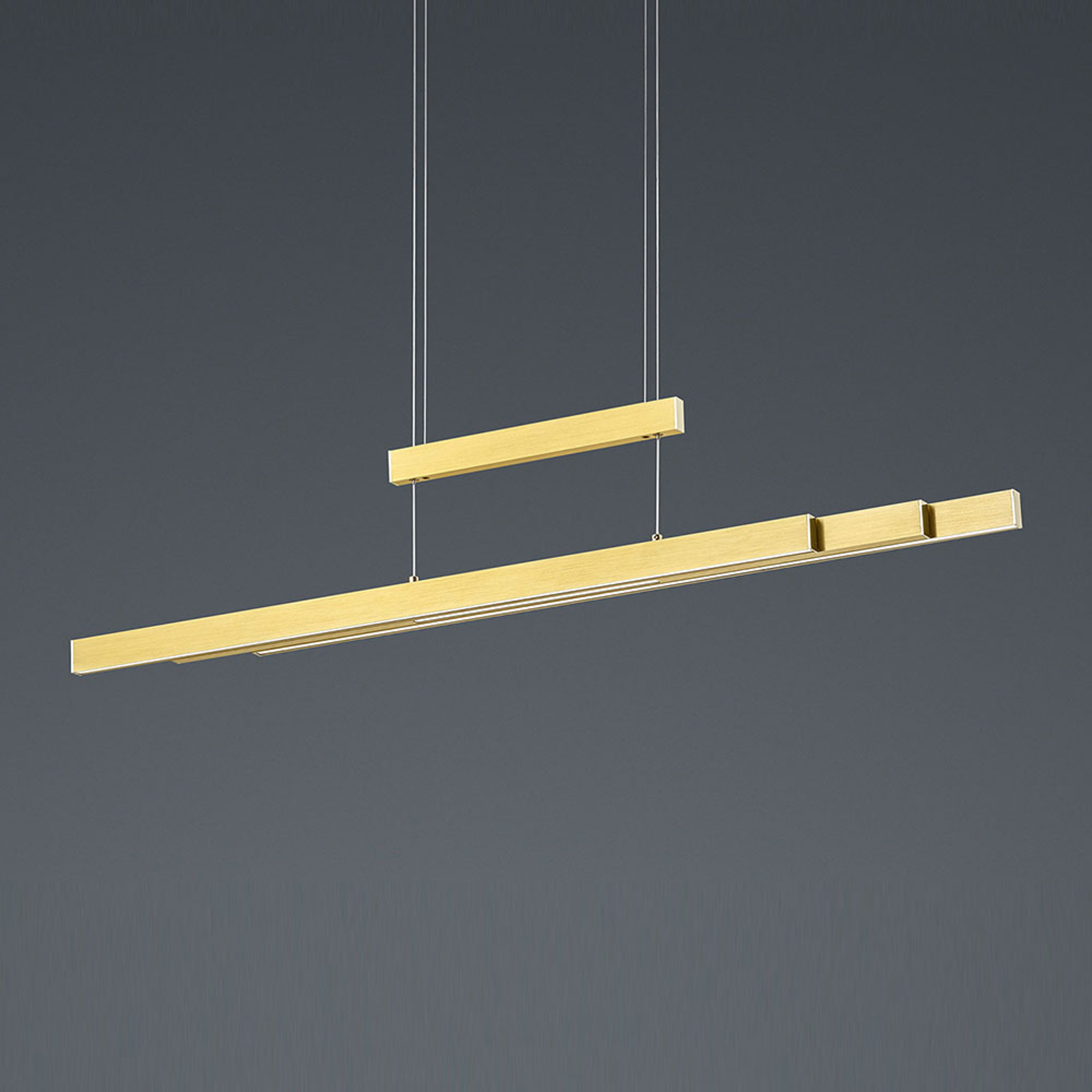 LED-riippuvalaisin, 2 700-5 000 K, matta messinki