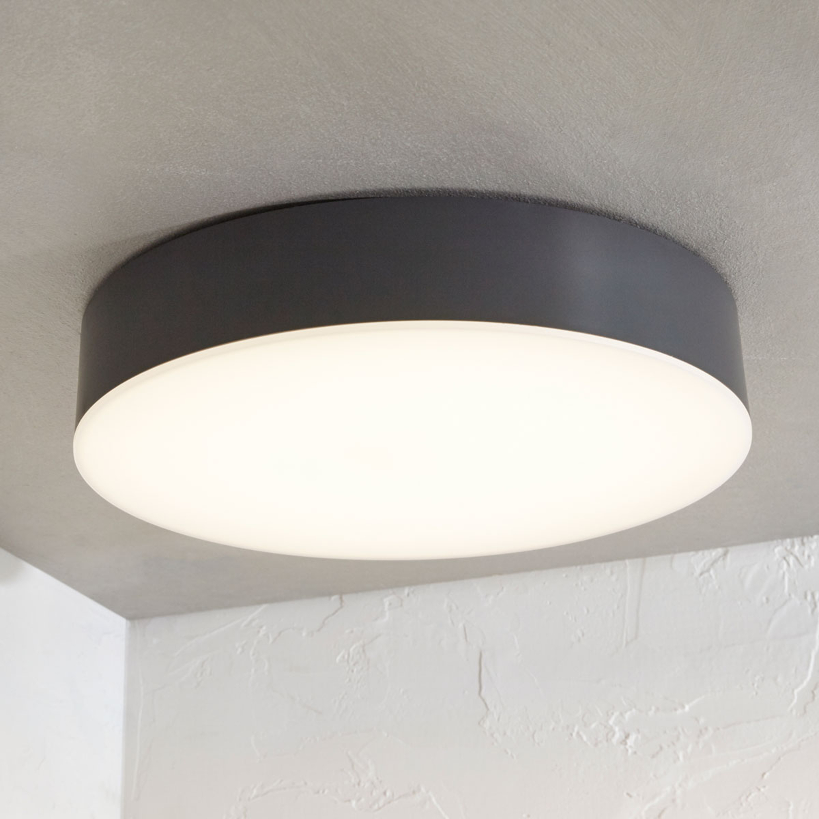 LED-ulkokattovalaisin Lahja, IP65, tummanharmaa